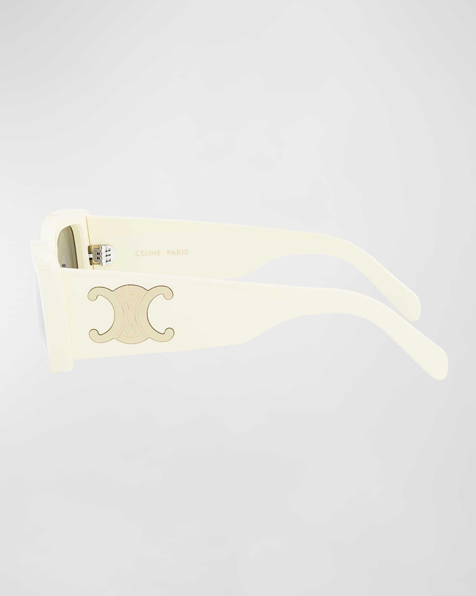 Triomphe Acetate Rectangle Sunglasses 