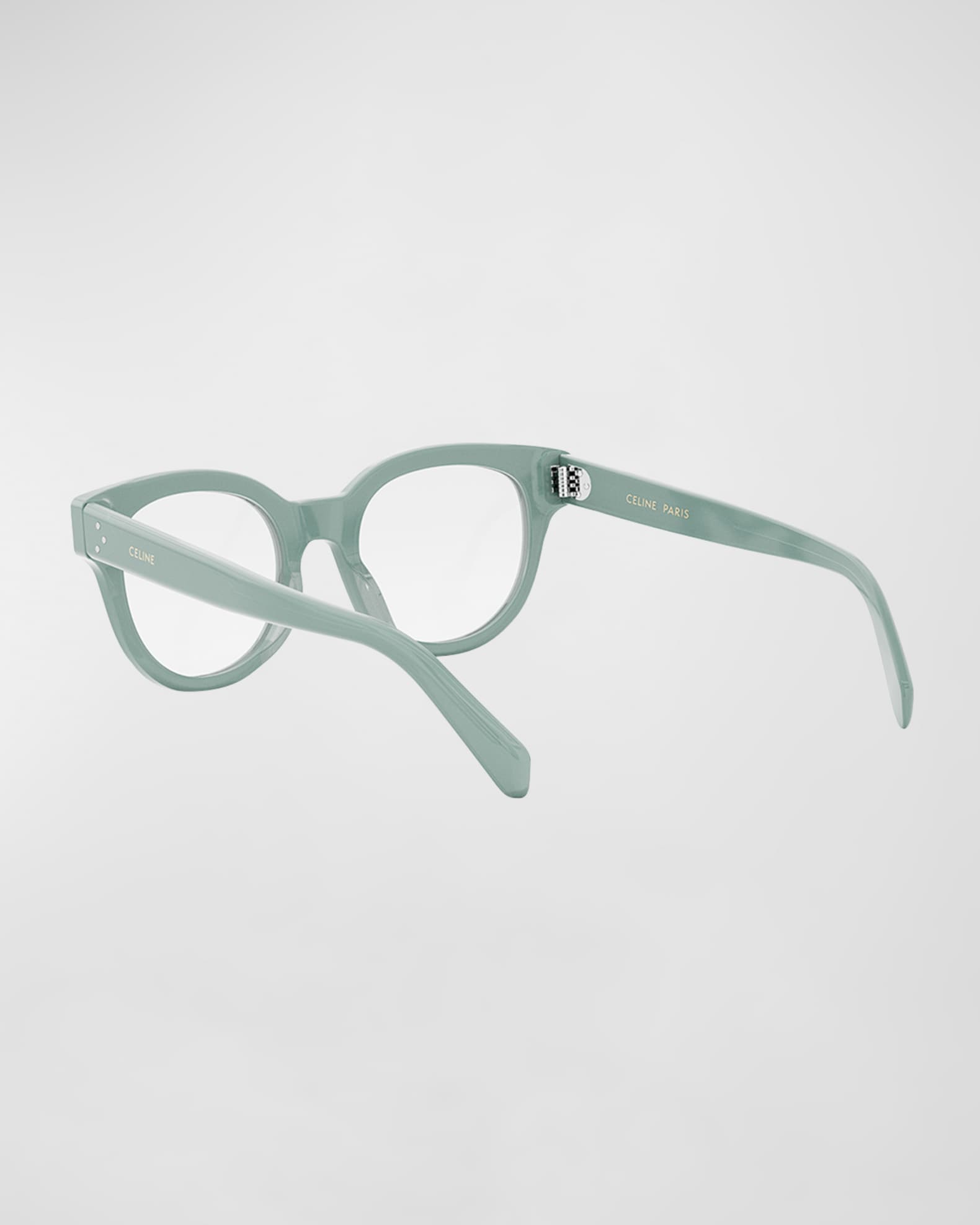 Bold 3 Dots Acetate Round Glasses  1