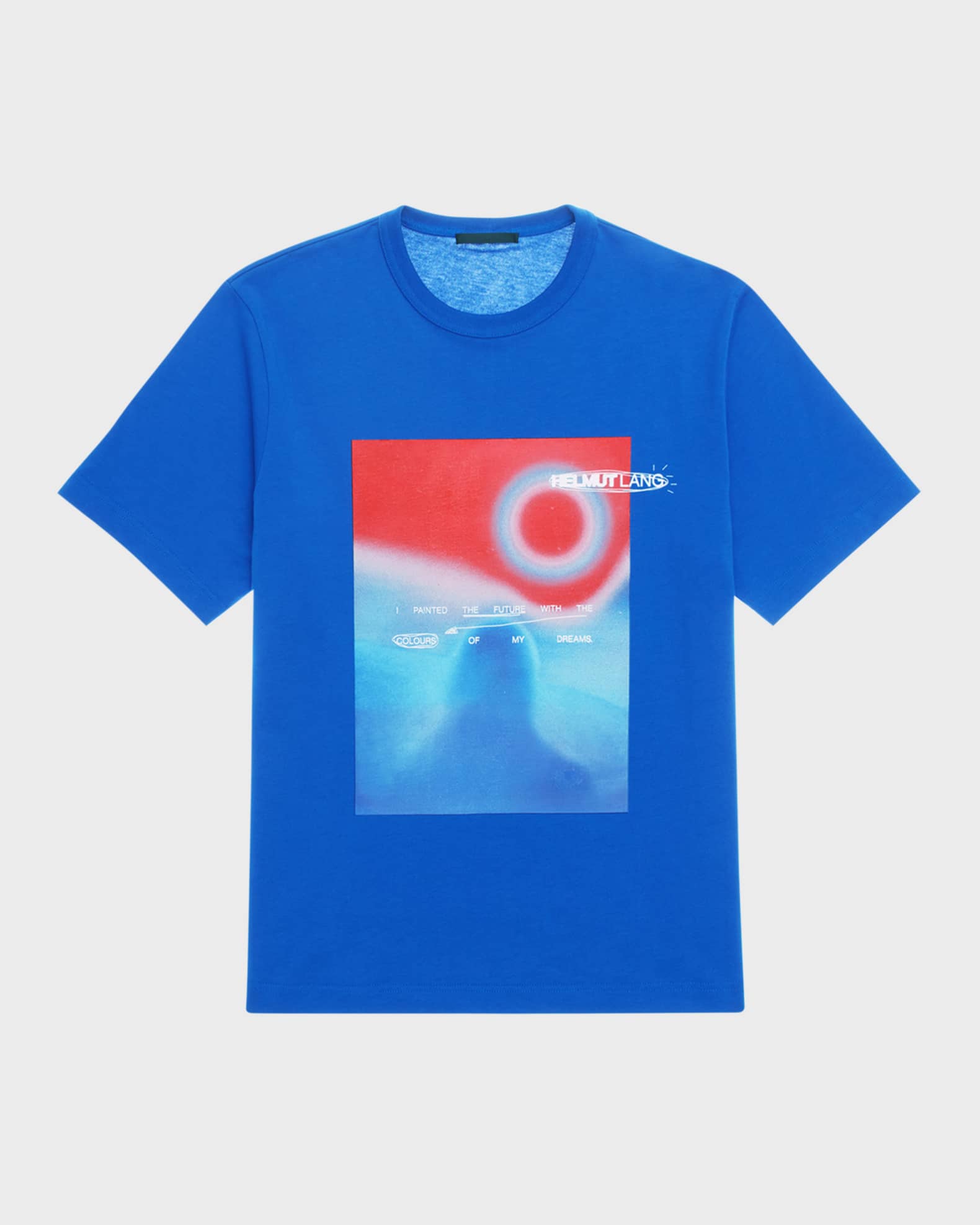 Red helmut lang t shirt sales
