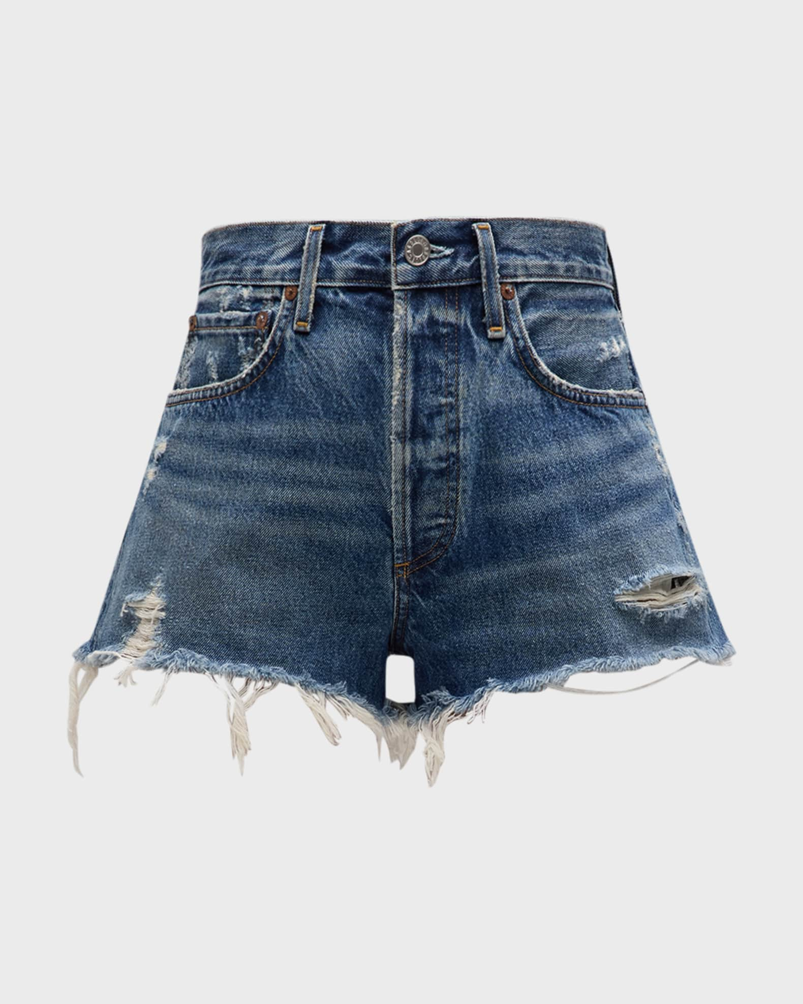 Parker Distressed Denim Shorts