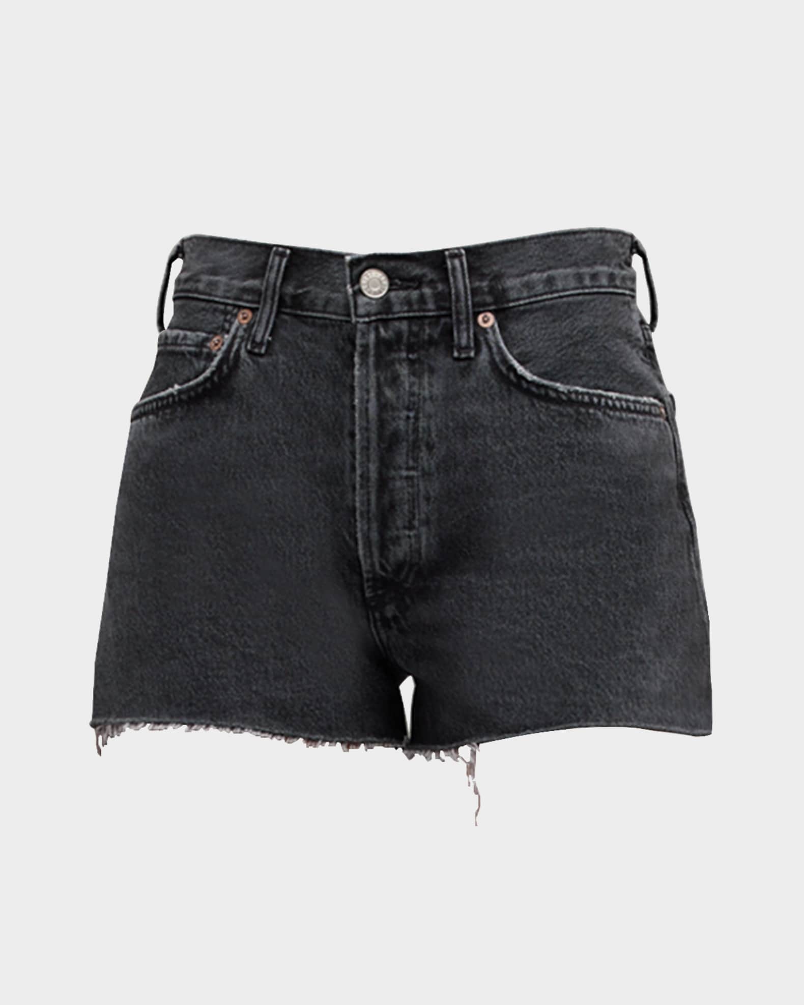 AGOLDE Parker Vintage Cut Off Denim Shorts Neiman Marcus