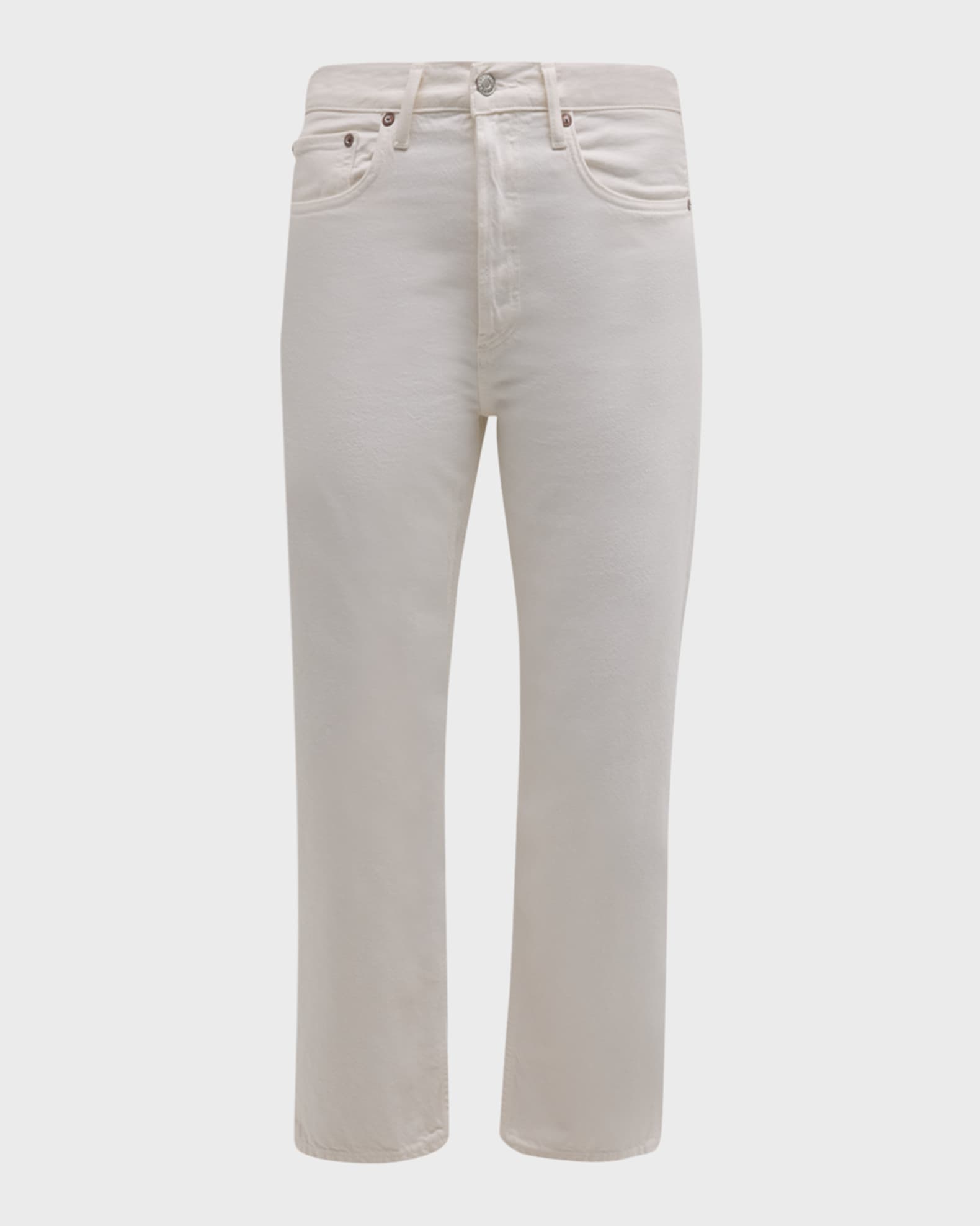 AGOLDE 90s Crop Mid-Rise Loose Straight Jeans