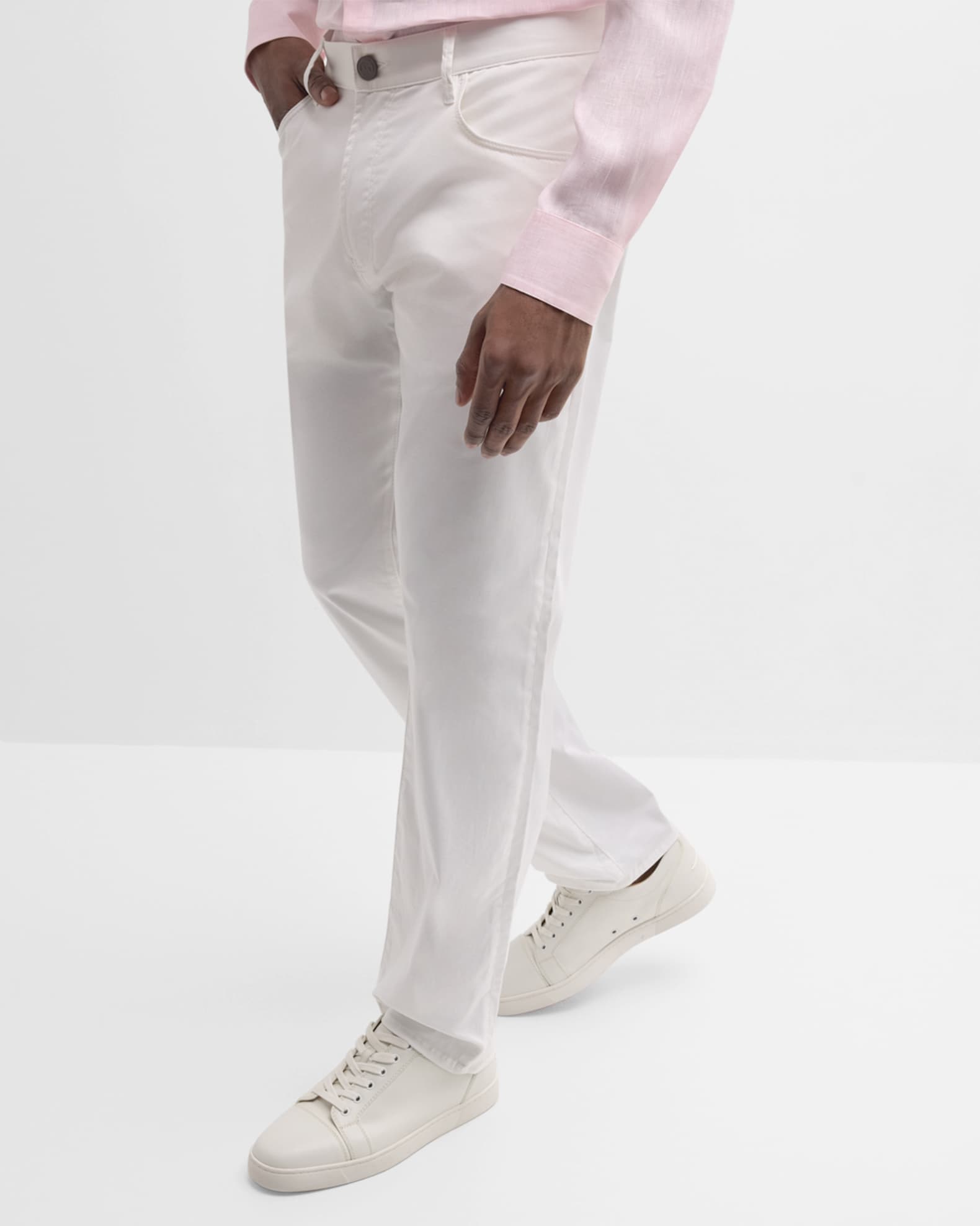 パンツ GIORGIO ARMANI Embroidered Stretch Silk Pant Giorgio Armani Silk Straight-Leg Pants | Saks Fifth Avenue