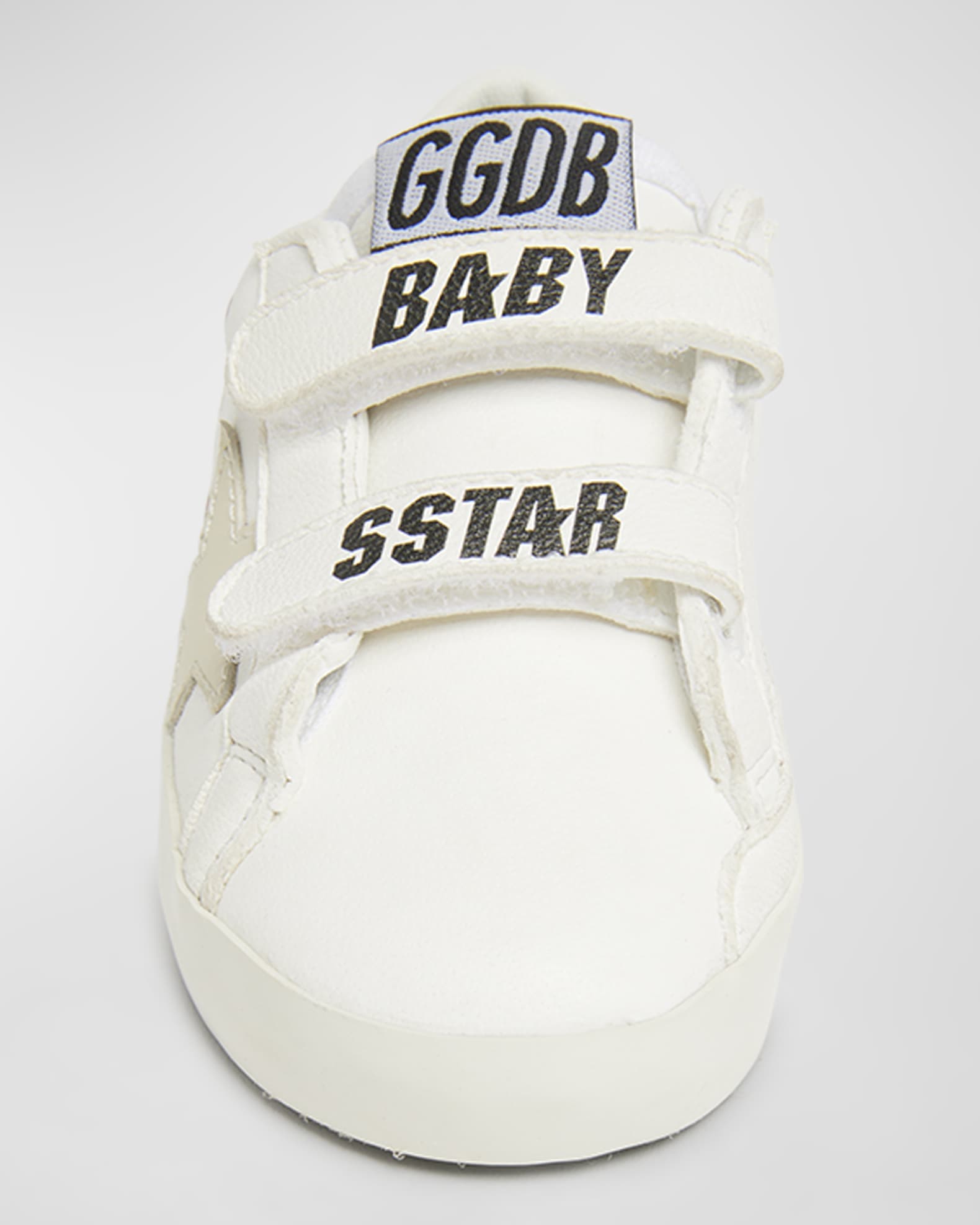 Golden Goose Girl's Old School Nappa Leather Ladybug Sneakers, Baby