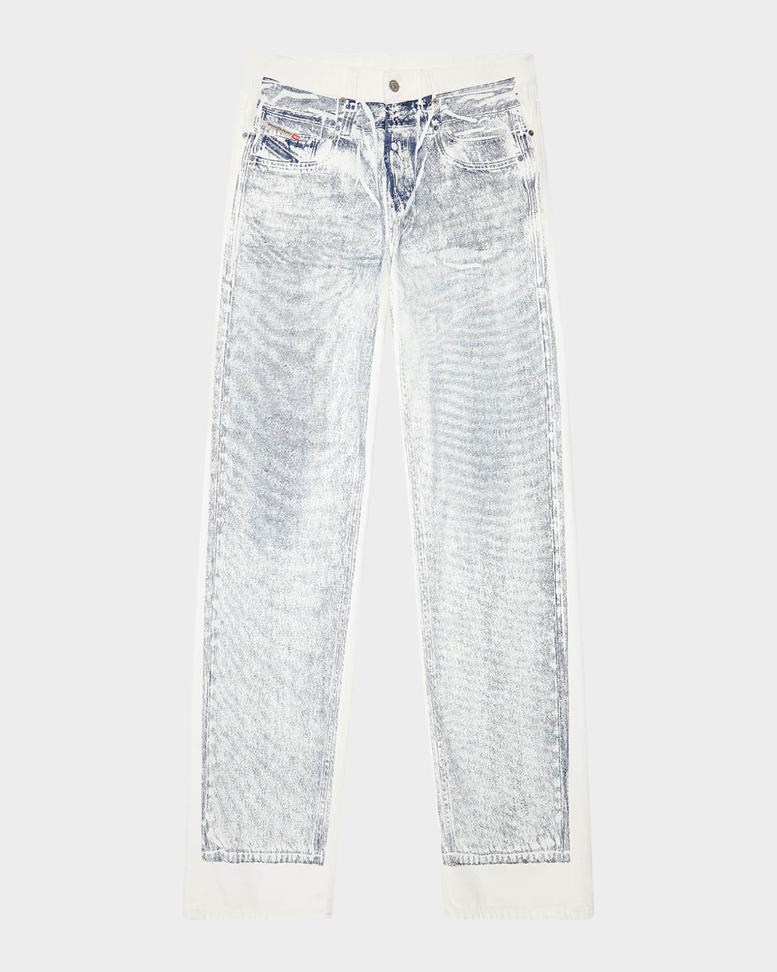 Diesel Men's Loose-Fit Trompe L'oeil Jeans | Neiman Marcus