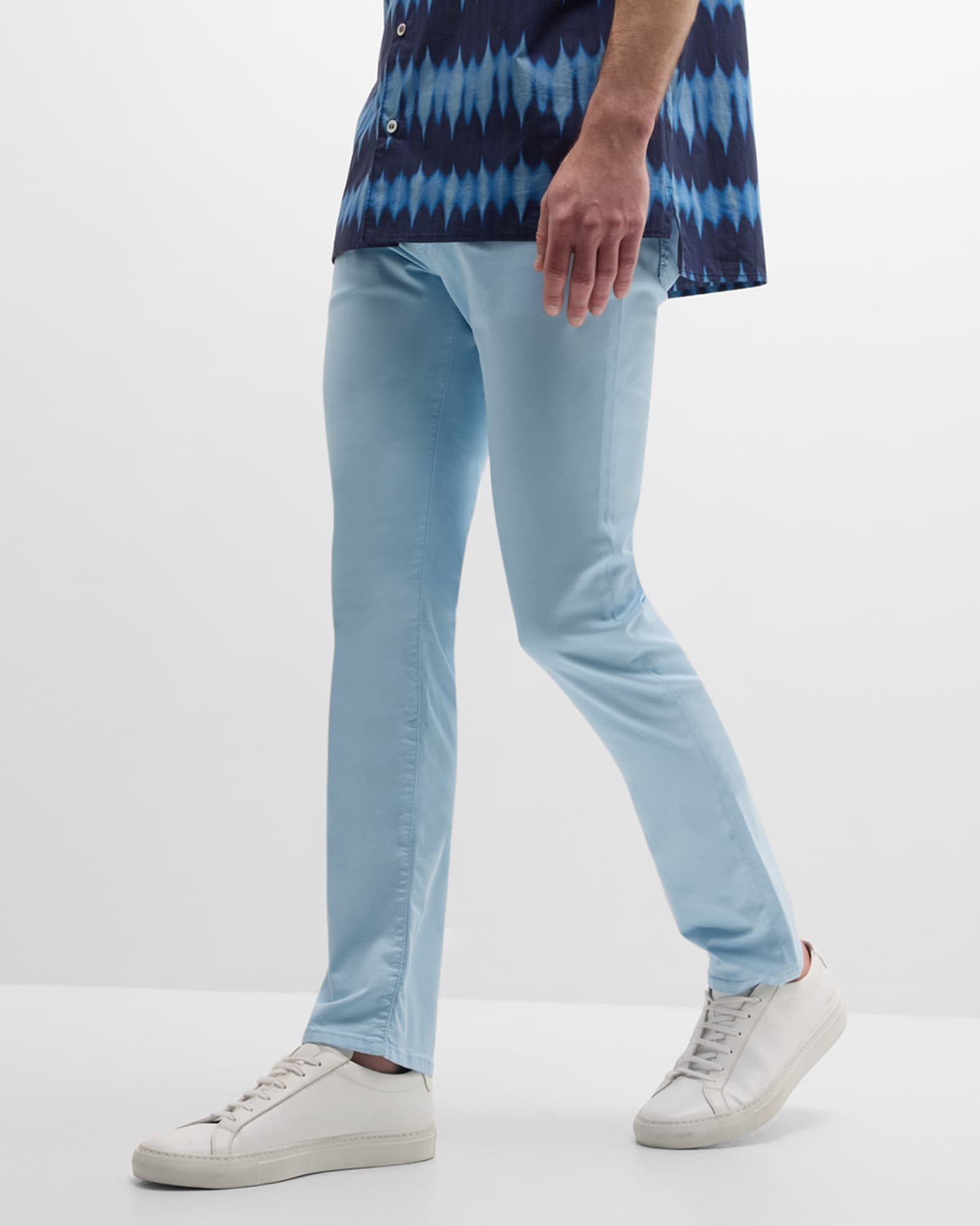 Jacob Cohen Men's Bard Slim Fit Five-Pocket Pants | Neiman Marcus