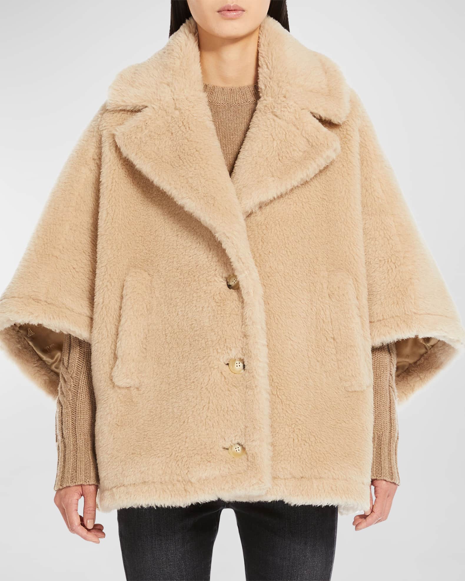Aleggio Wool-Blend Cape  0