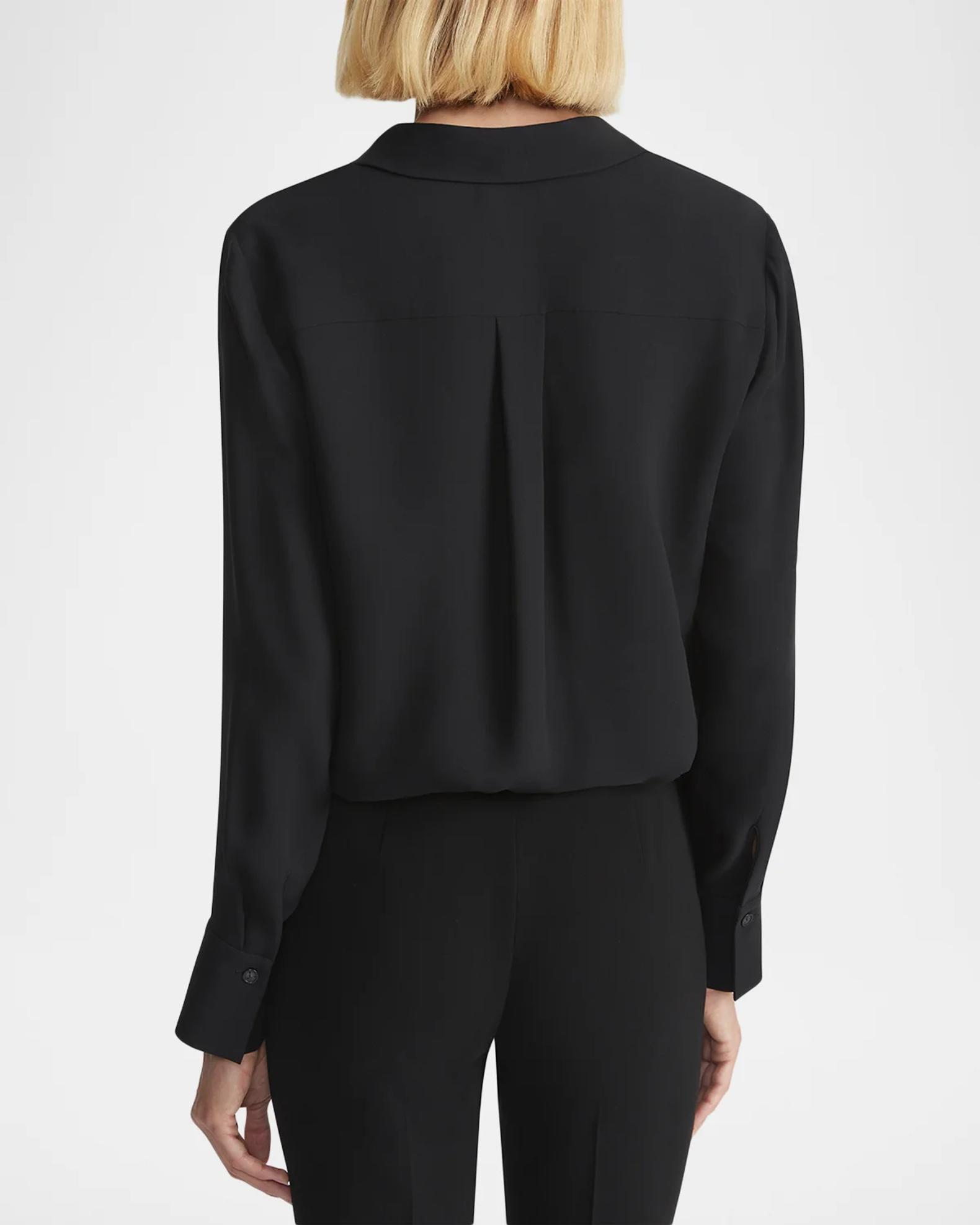 Lafayette 148 New York Plus Size Scottie Silk Georgette Blouse | Neiman ...
