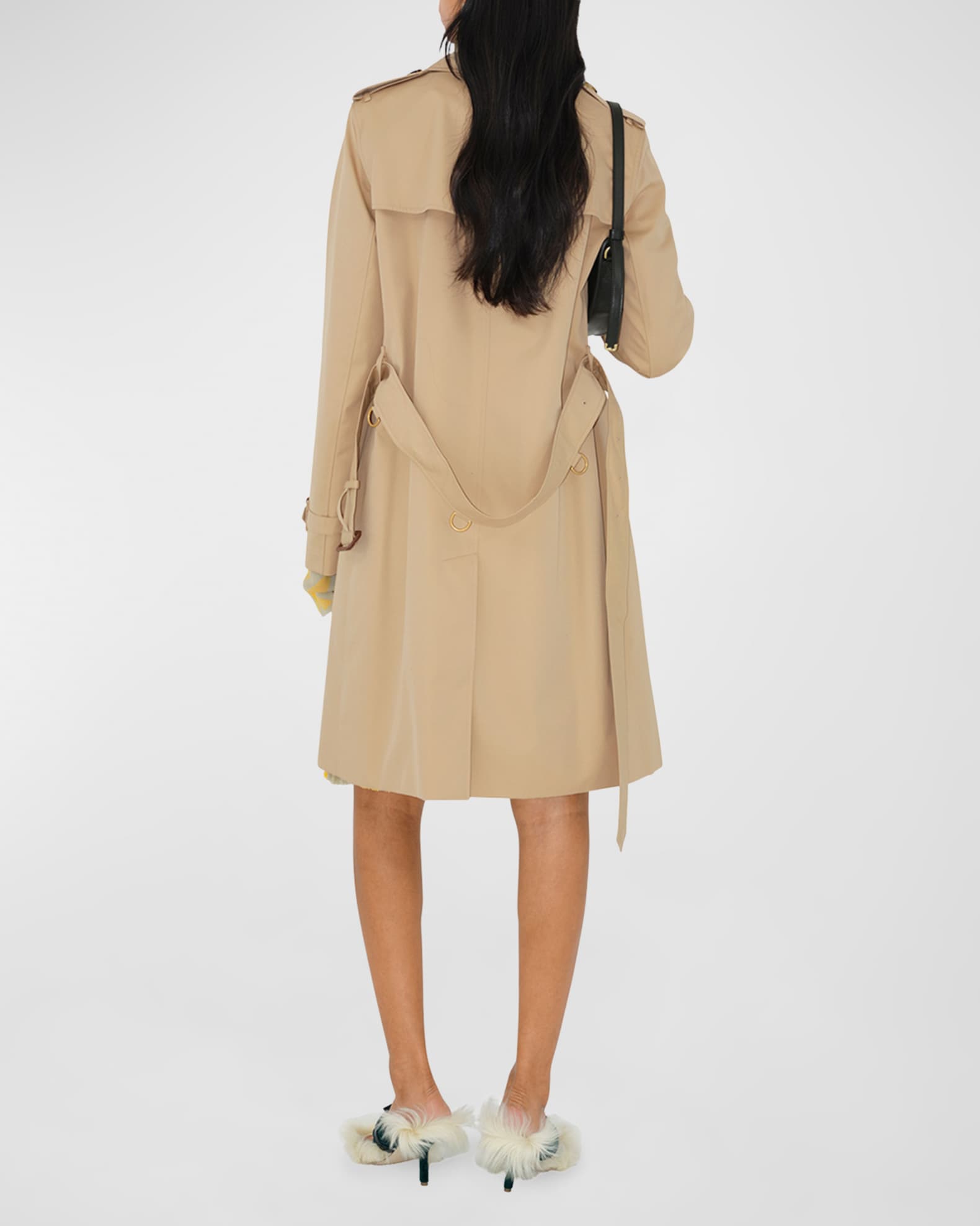 高品質の人気 Burberry Trench Double-Breasted Belted Organic Kensington ジャケット・アウター