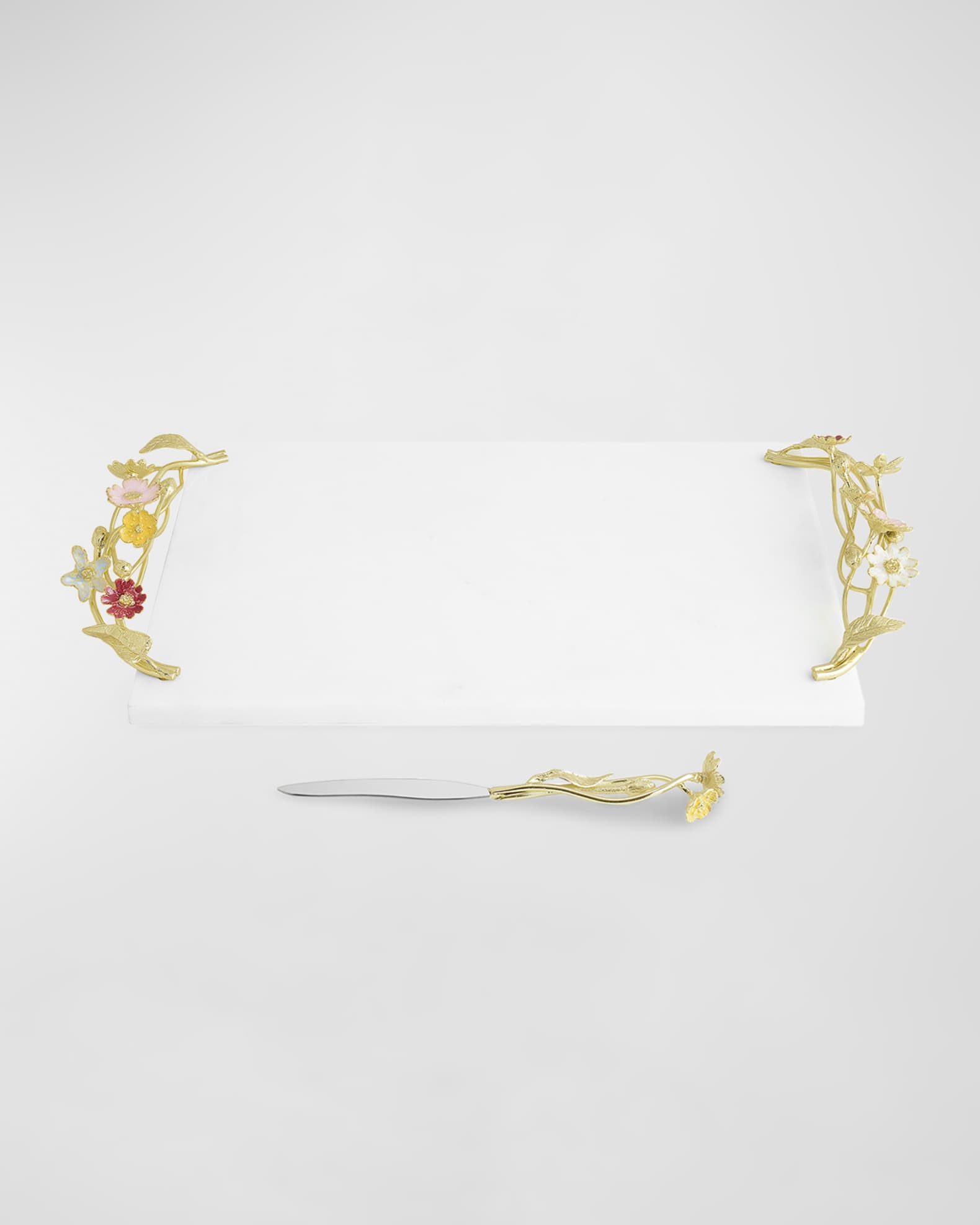 Wildflowers Cheeseboard with Knife  1