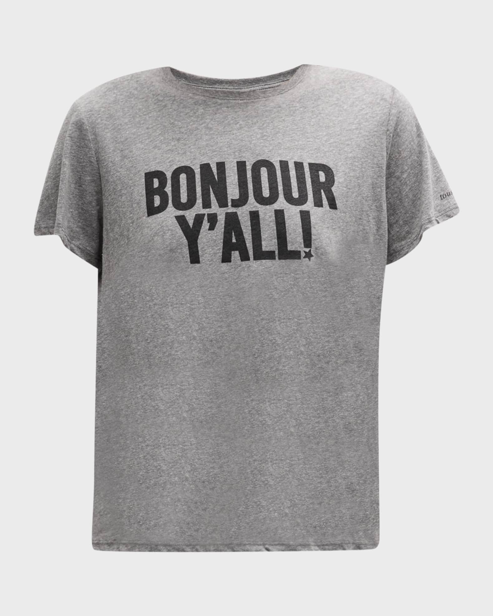 Cinq a Sept Bonjour Y'all Short-Sleeve T-Shirt