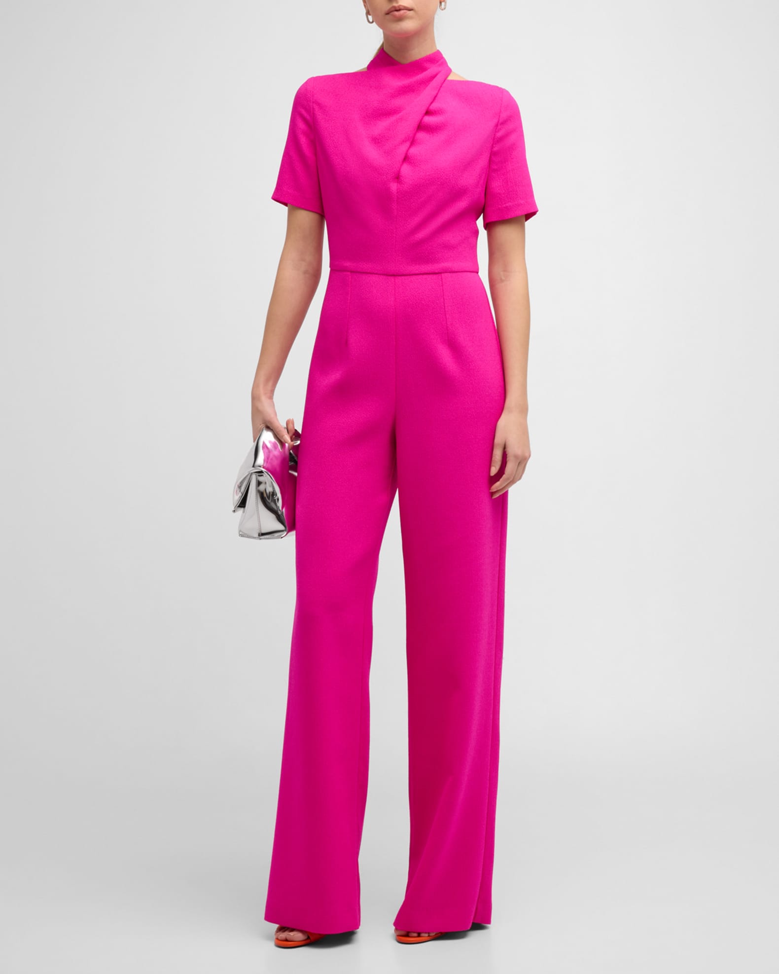 Eileen fisher mock neck jumpsuit cheap