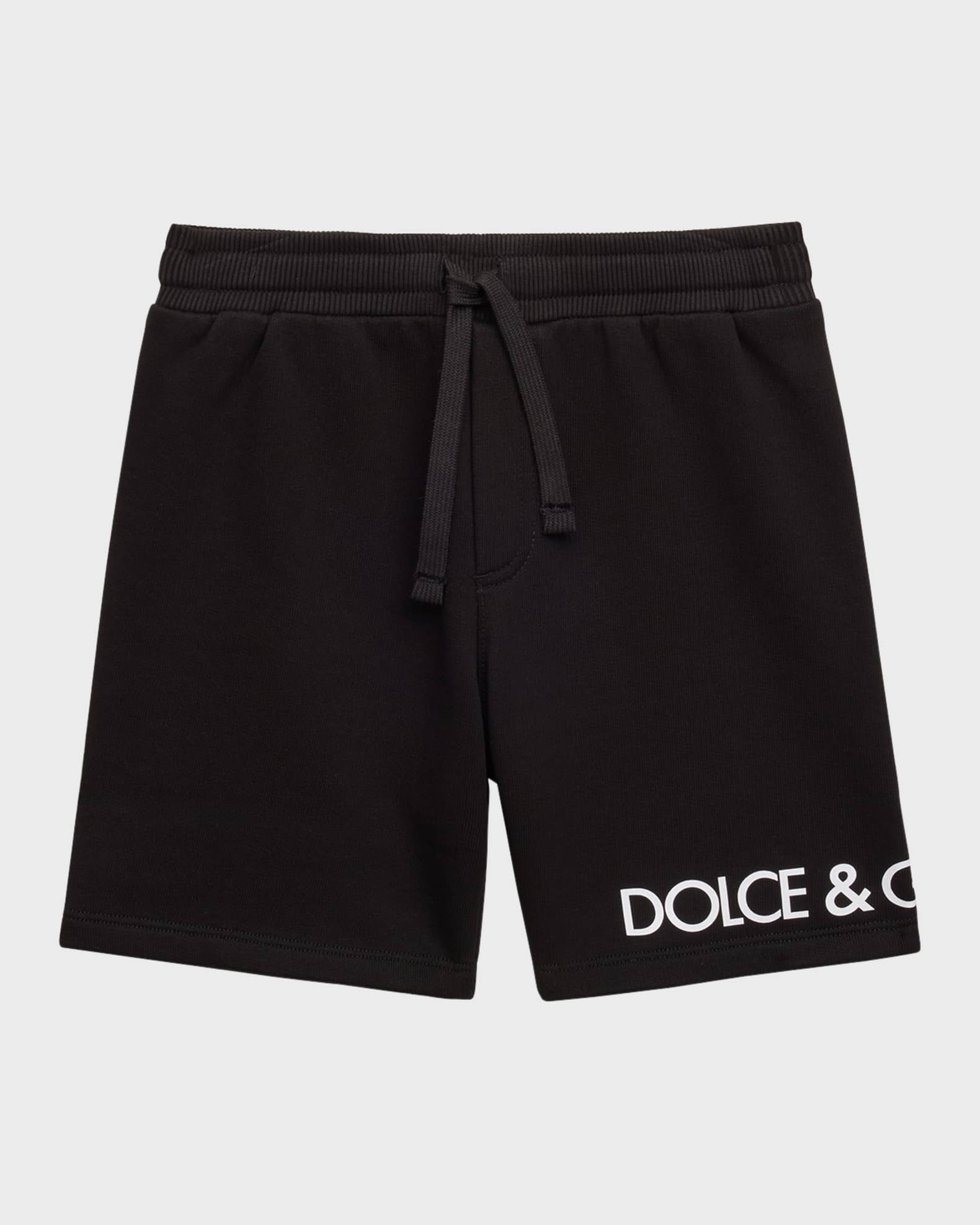 Dolce&Gabbana Boy's Logo-Print Jogger Shorts, Size 12M-30M