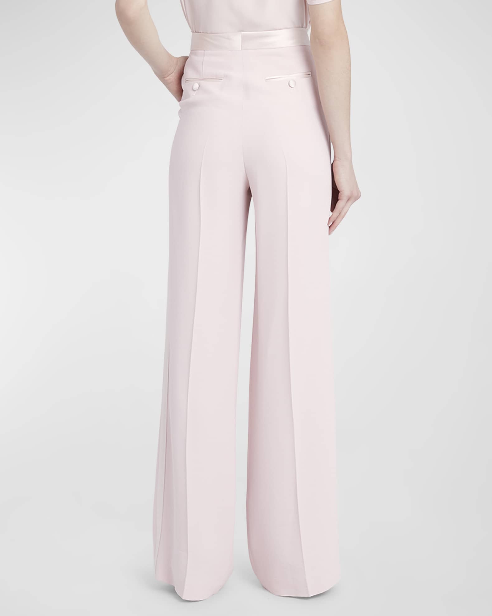 Women's tuxedo pants with satin stripe online