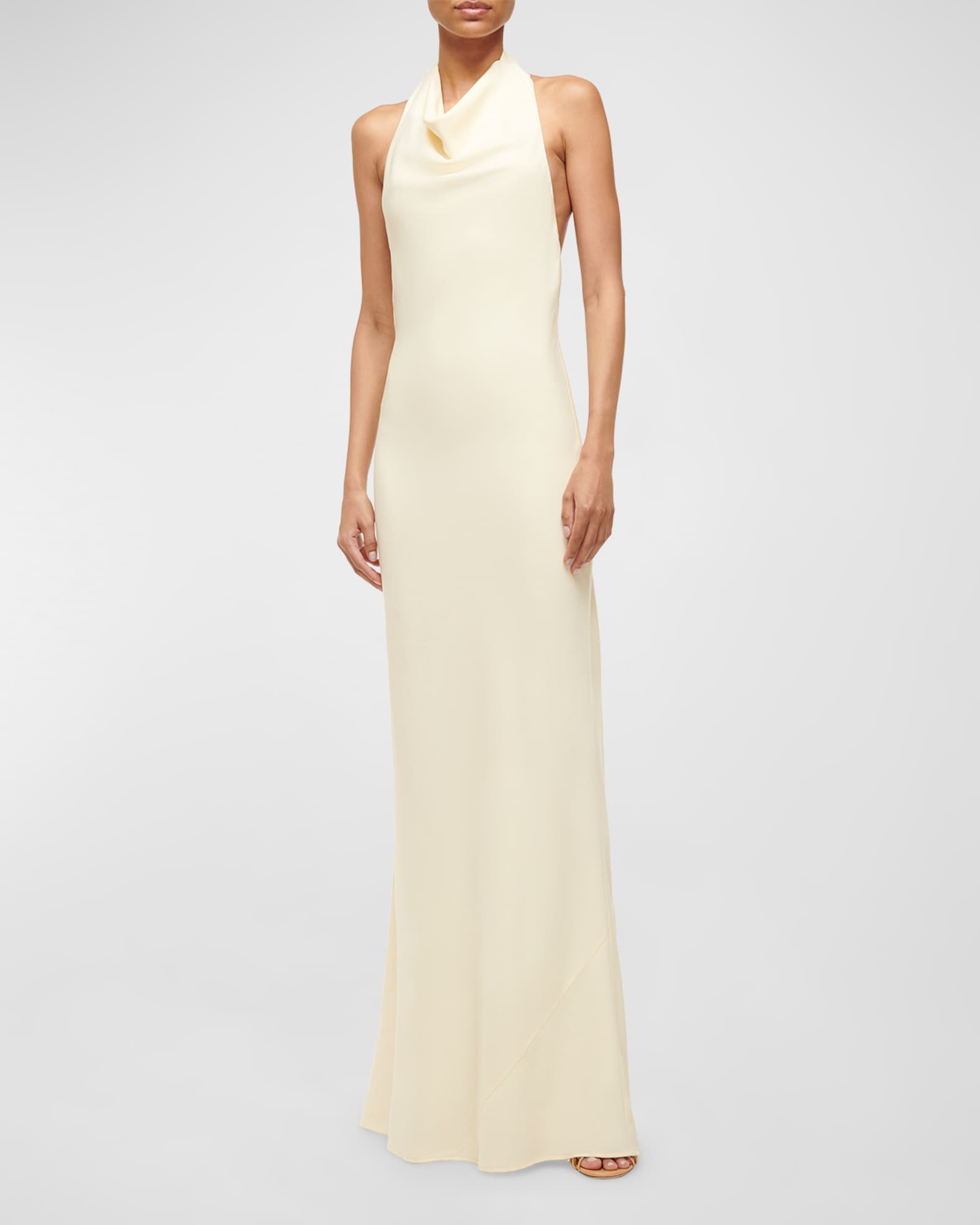 staud backless dress