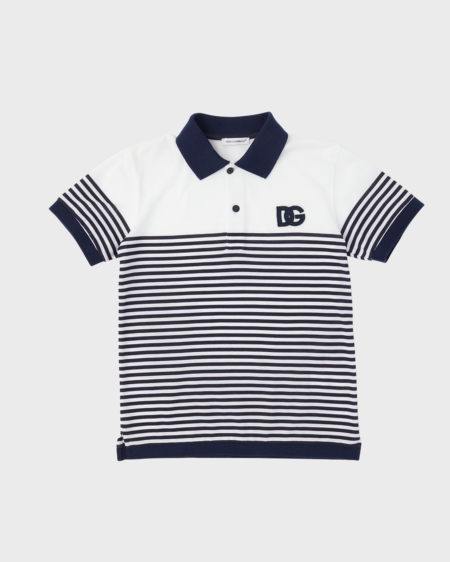 Dolce Gabbana Childrens Boys Polo In White 1