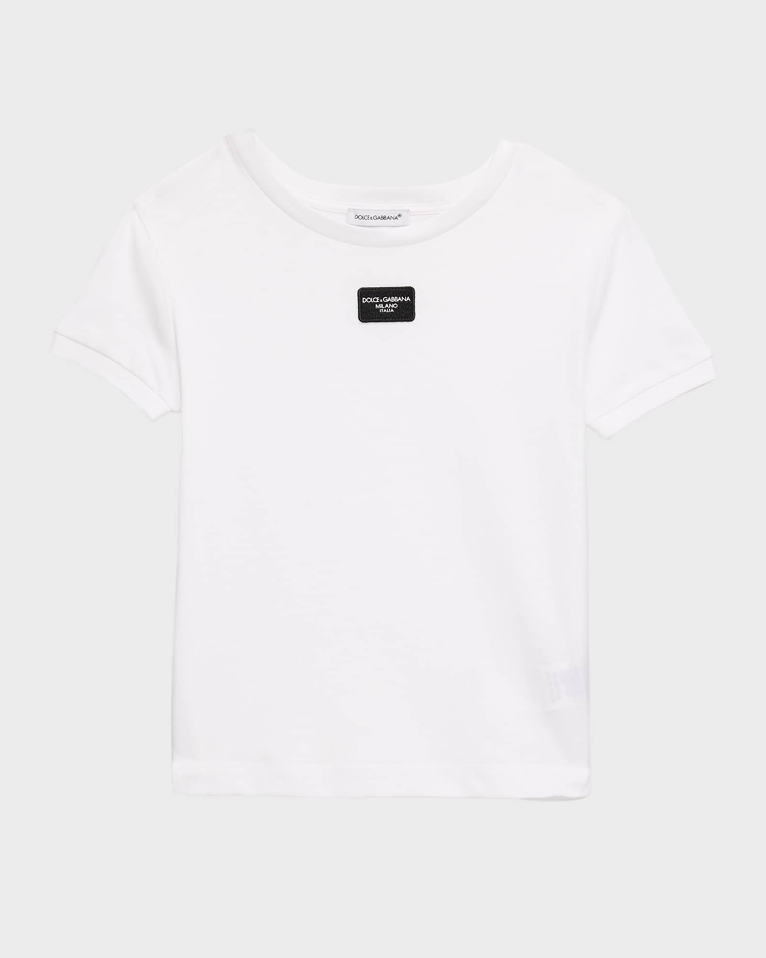 Girl's Logo Plaque Short-Sleeve T-Shirt 0