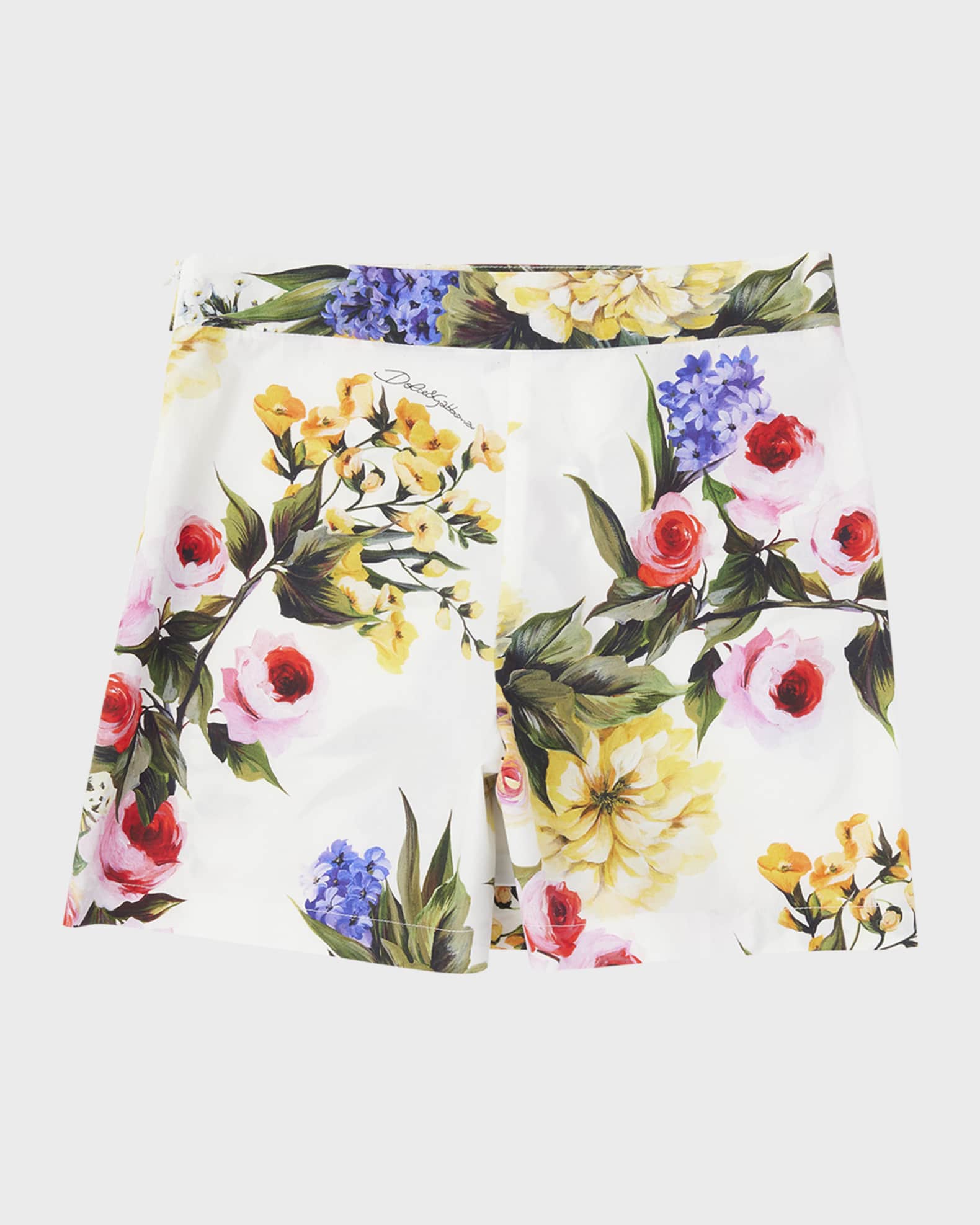 Girl's Flower Power Poplin Skort, Size 8-14 1