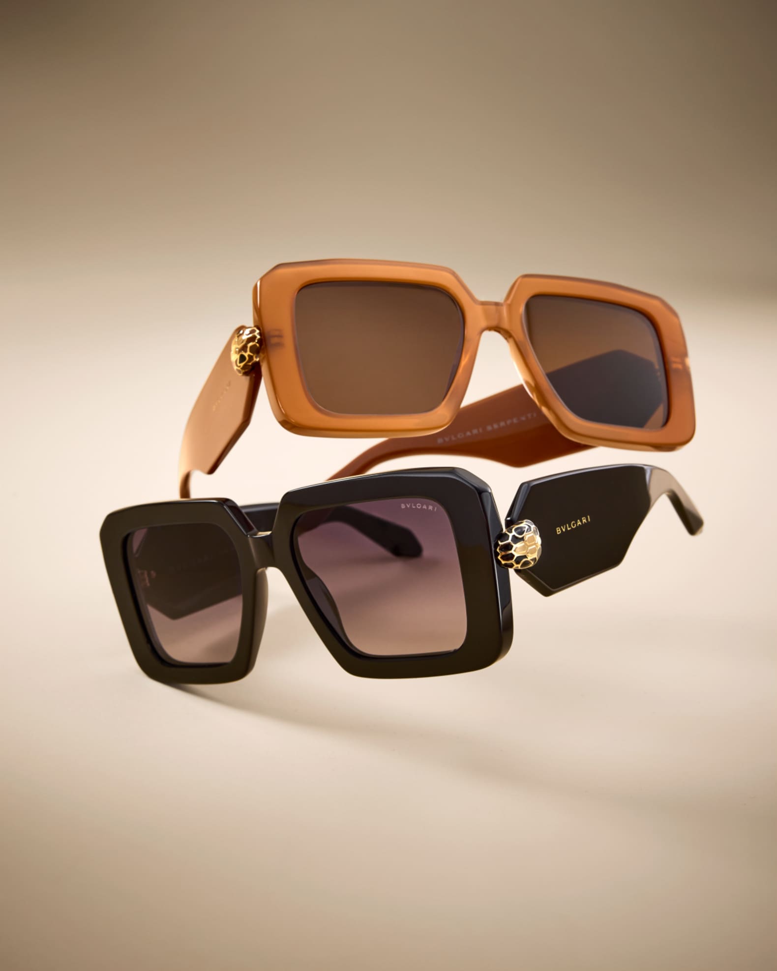 Serpenti Geometric Sunglasses | Neiman Marcus
