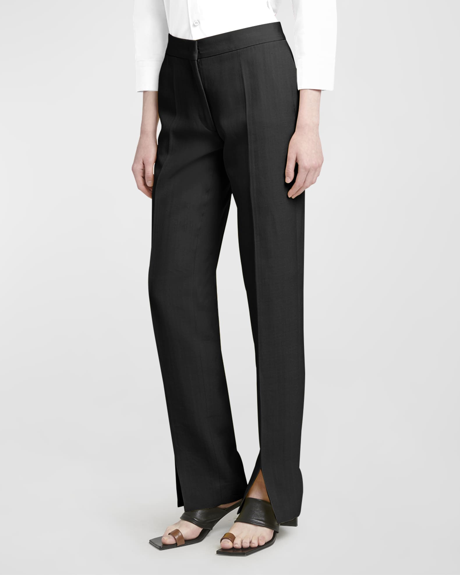 Valentino cropped tailored trousers - Black