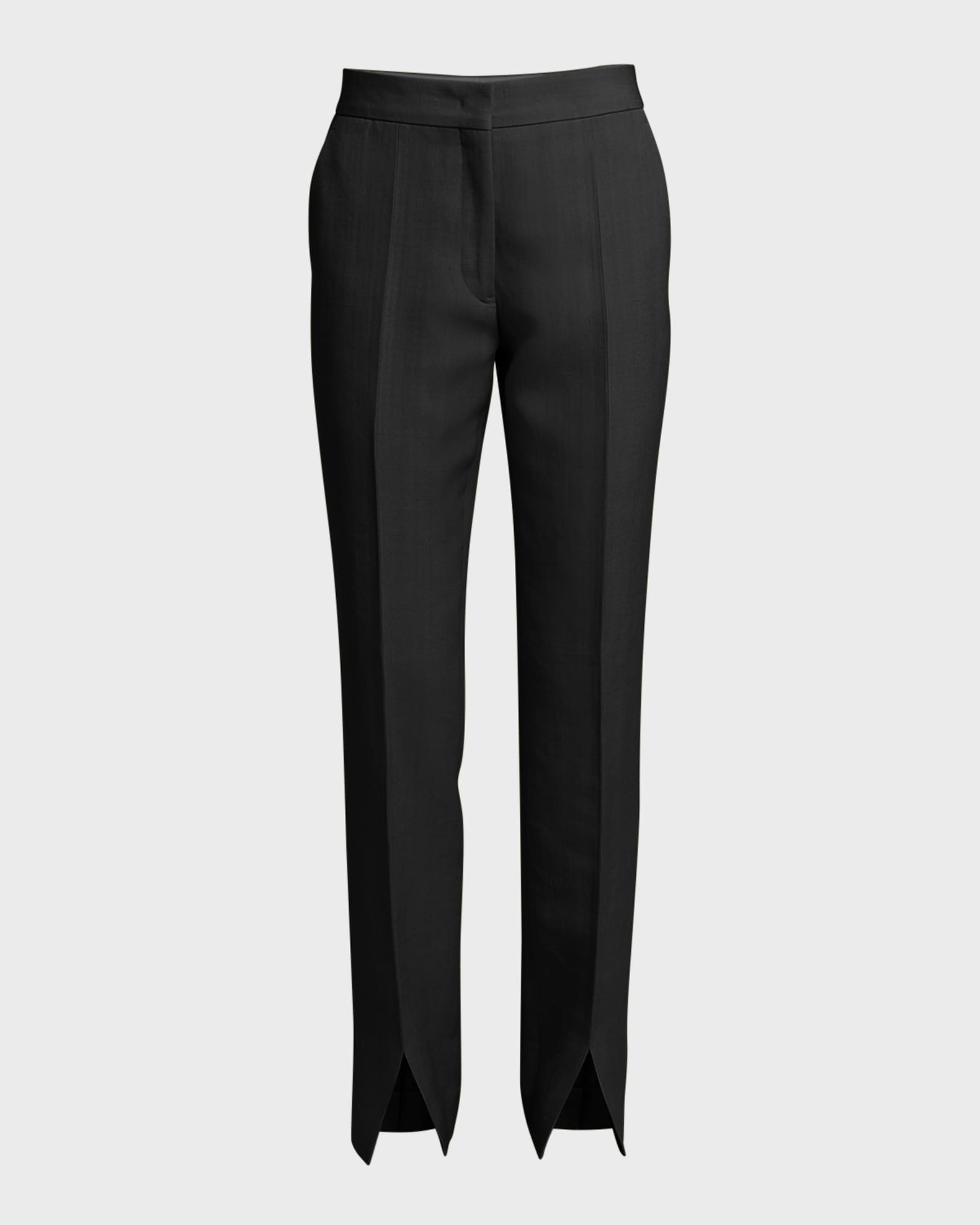 Jil Sander Pleated Split-Hem Trousers