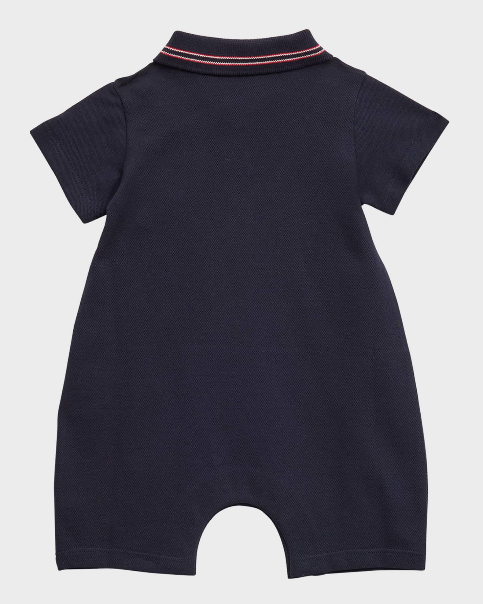 Boy's Logo Polo Playsuit, Size Newborn-24M 1