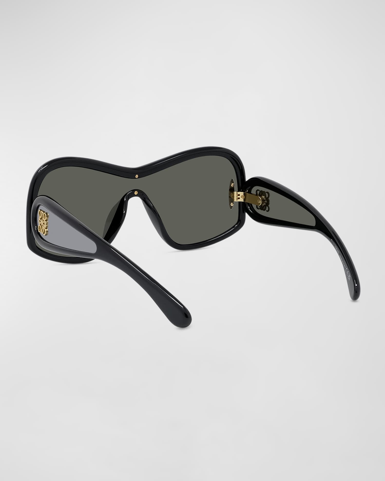 Anagram Mirrored Acetate Shield Sunglasses  1