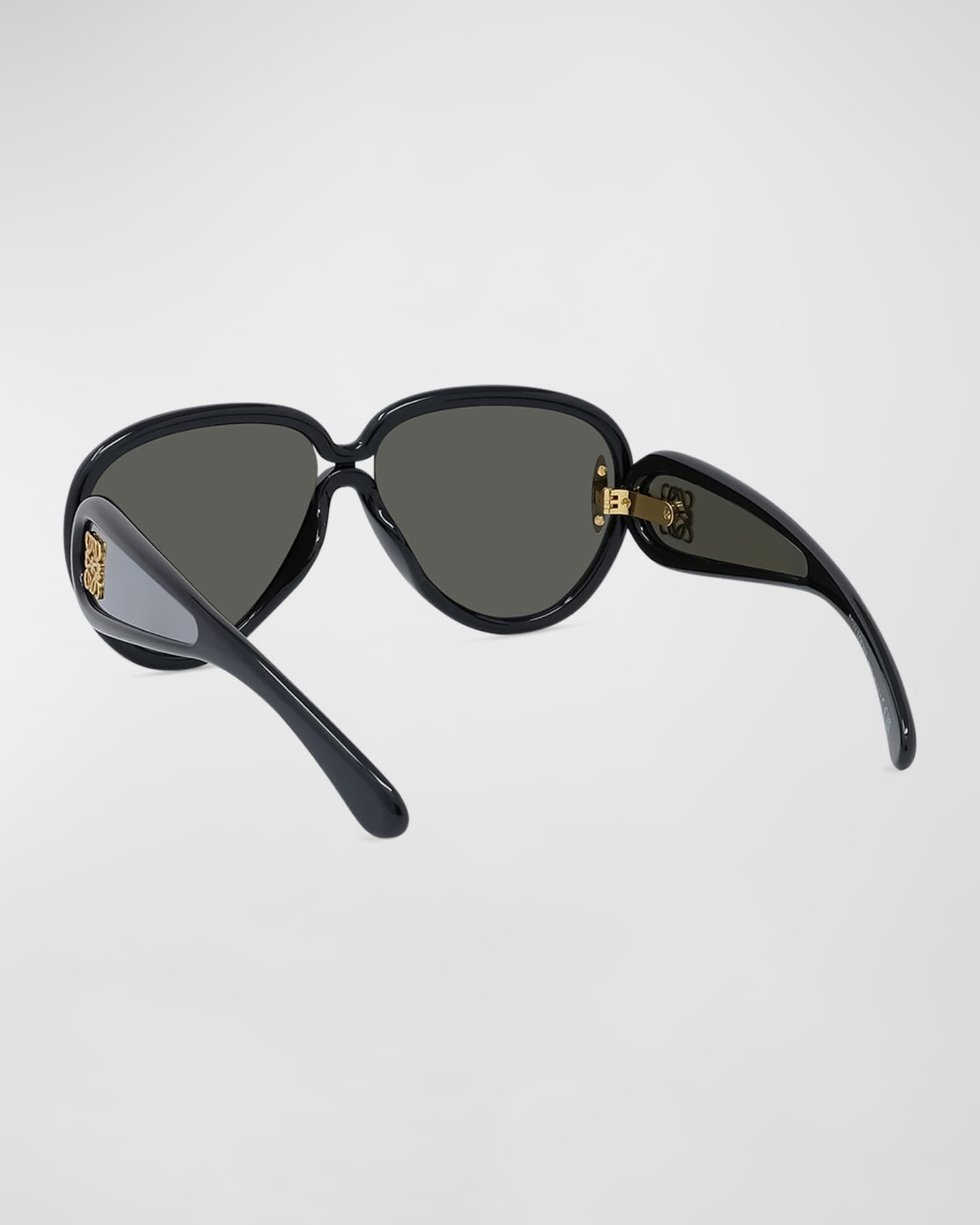 Anagram Mirrored Acetate Round Sunglasses  1