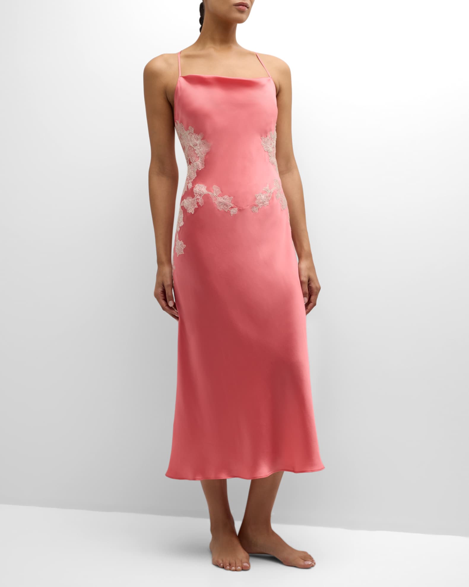 Lolita Slip Dress with Lace Detail  1
