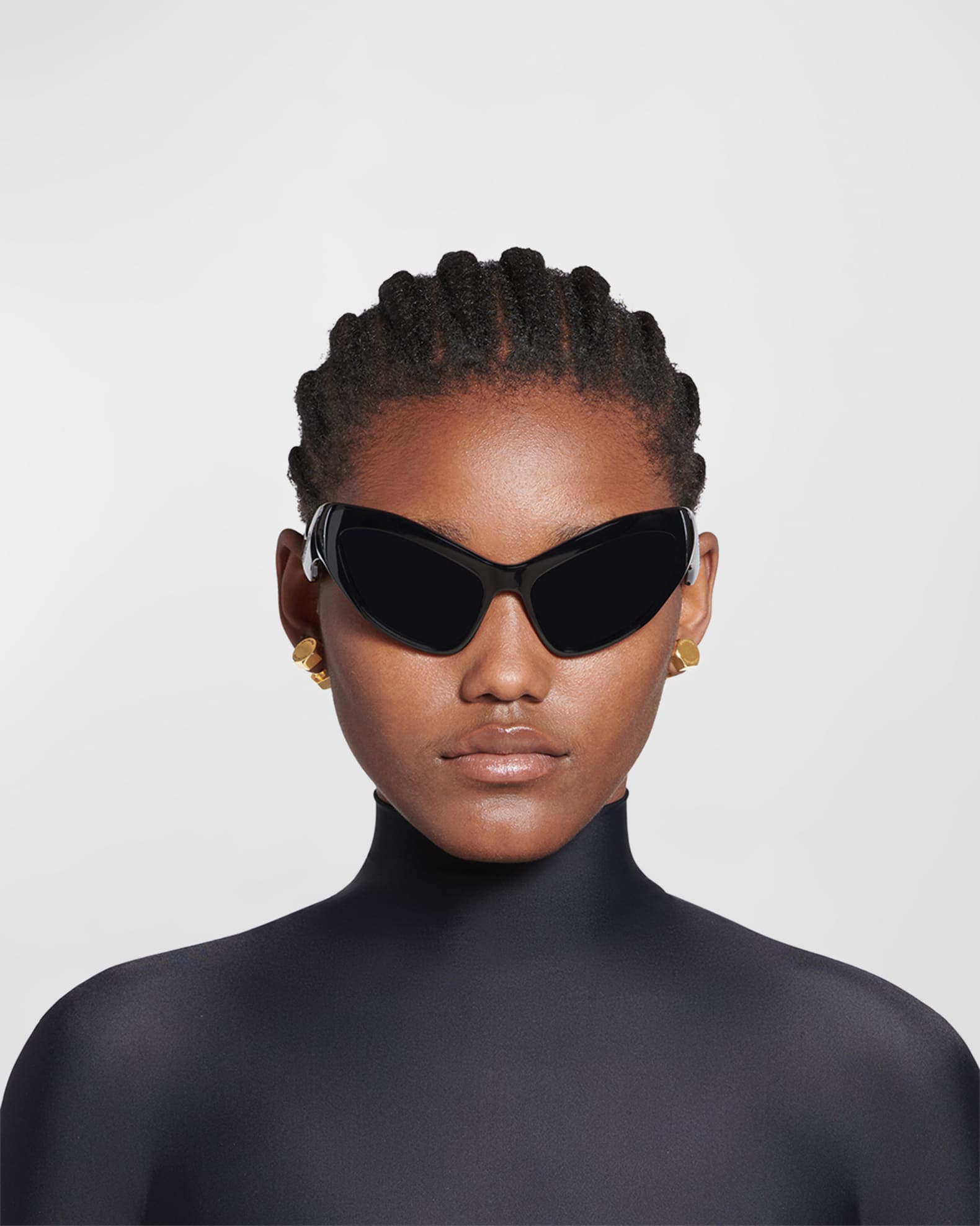 Balenciaga Garage Double Screw Earrings | Neiman Marcus