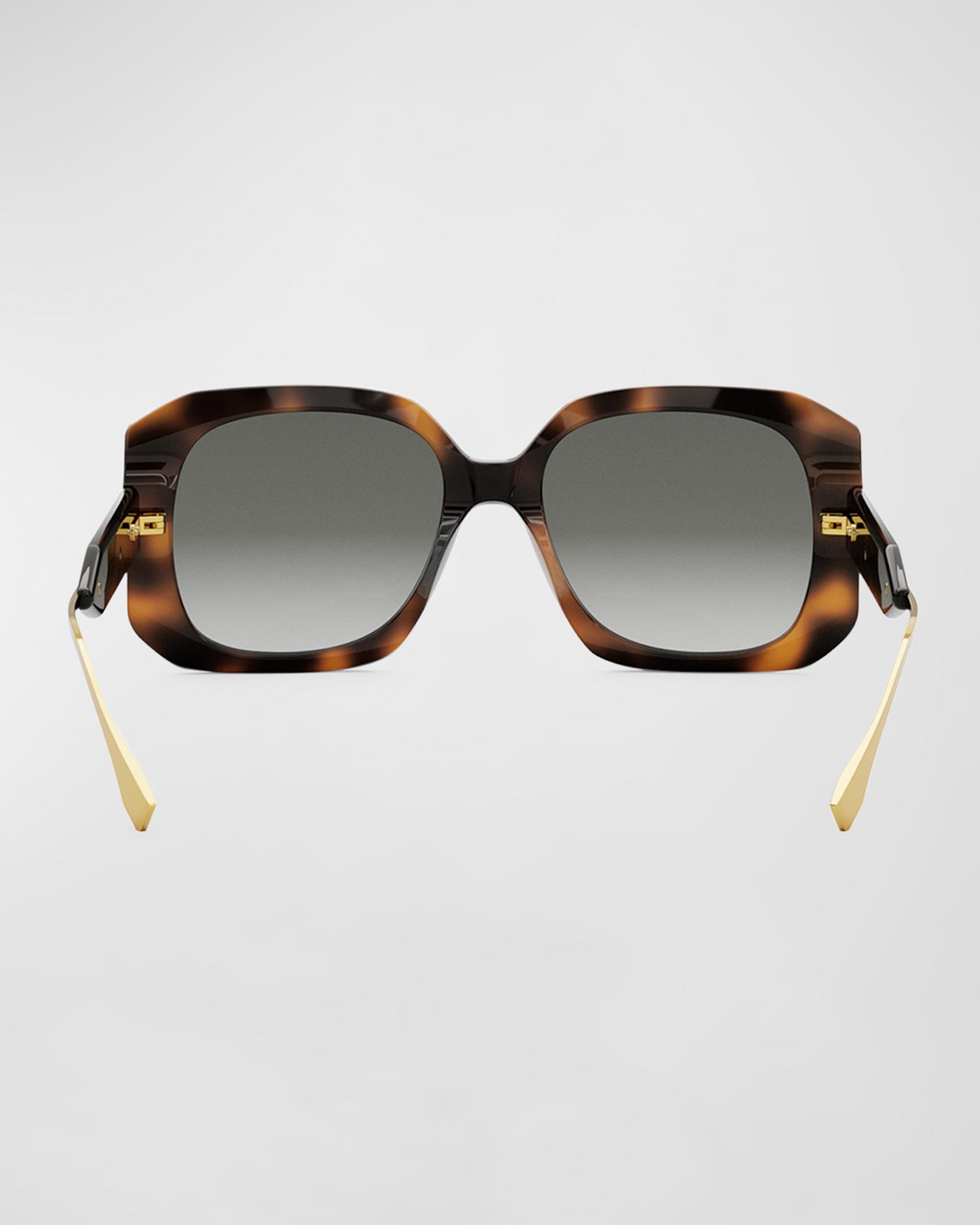 Fendi Fendigraphy Anagram Butterfly Acetate Sunglasses | Neiman Marcus
