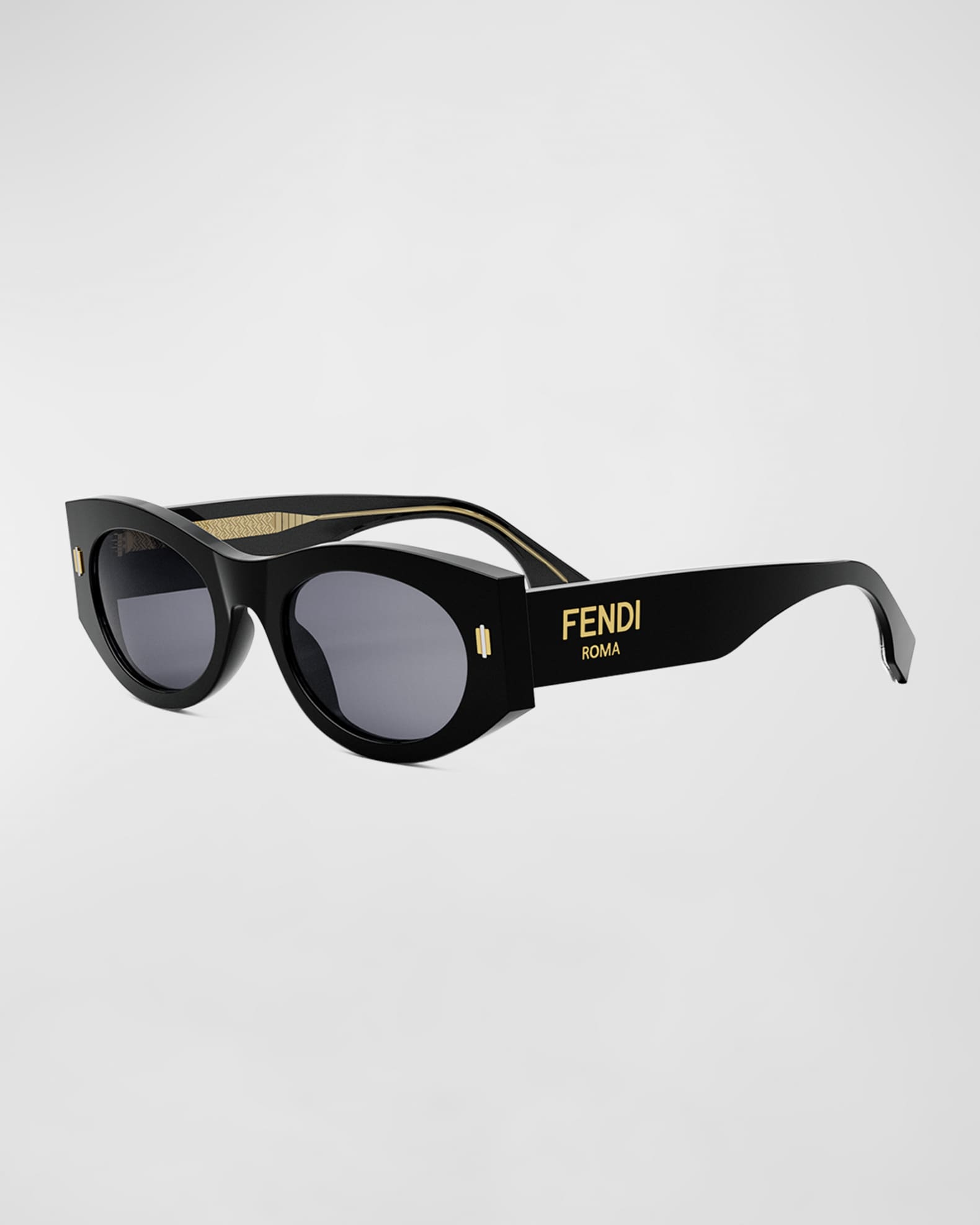 Fendi Roma Acetate Shield Sunglasses 0