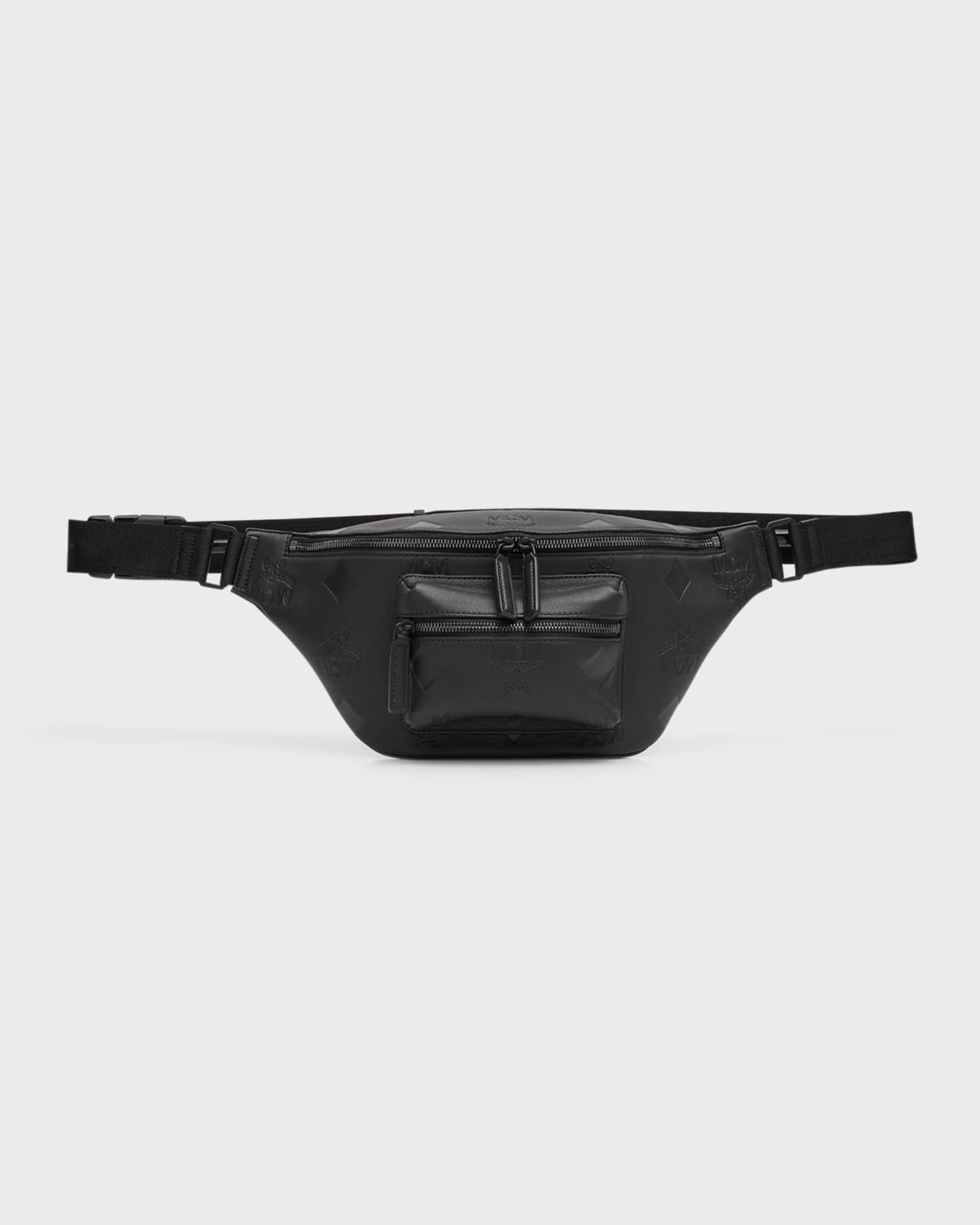 Men's Fursten Visetos Monogram Leather Belt Bag 0