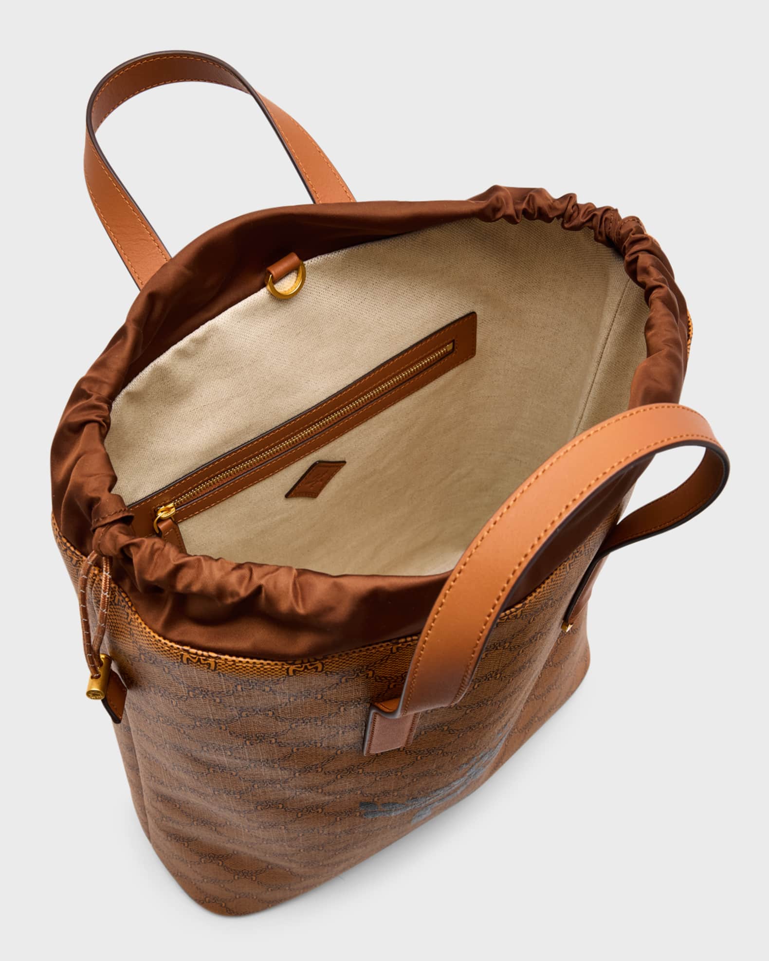 MCM :: LAURETOS DRAWSTRING バケットバッグ MCM Men's Lauretos Himmel Drawstring Backpack | Neiman Marcus