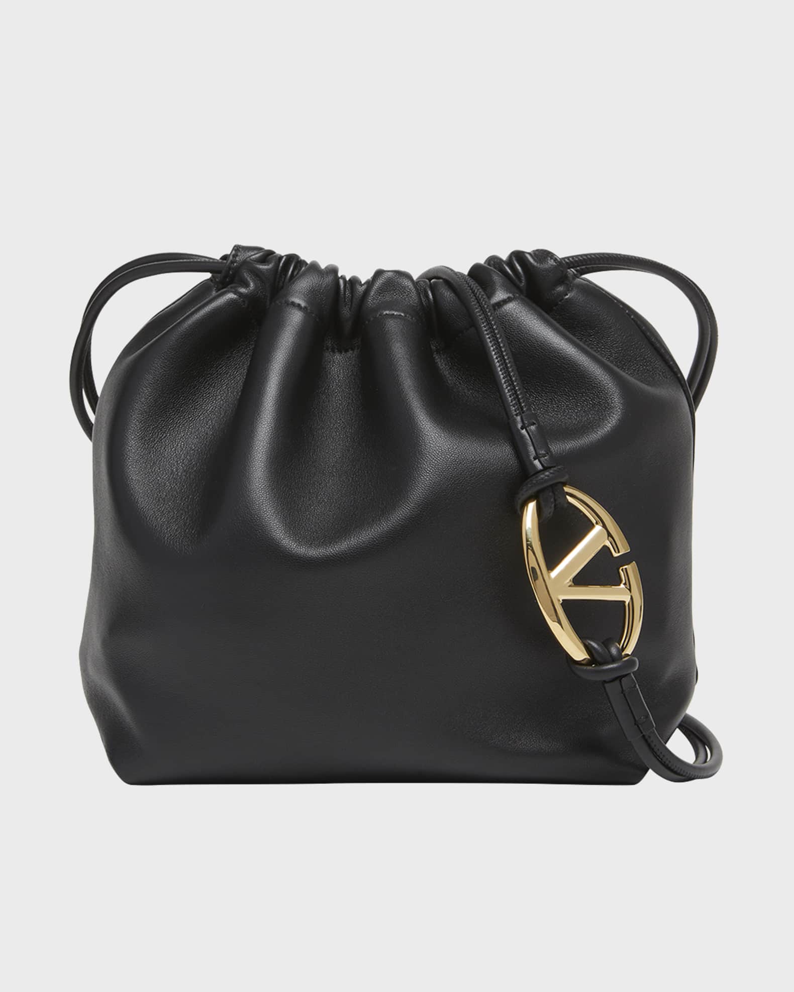 Valentino Garavani Mini VLOGO Drawstring Bucket Bag