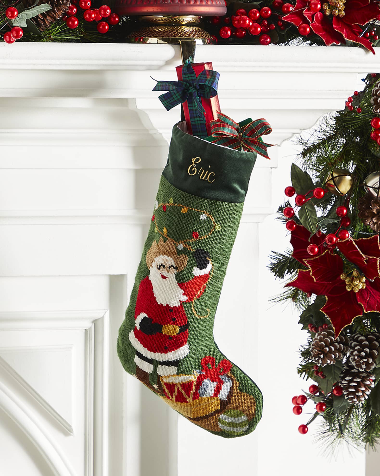 "The HoHo HeeHaw" Christmas Stocking, Personalized 0