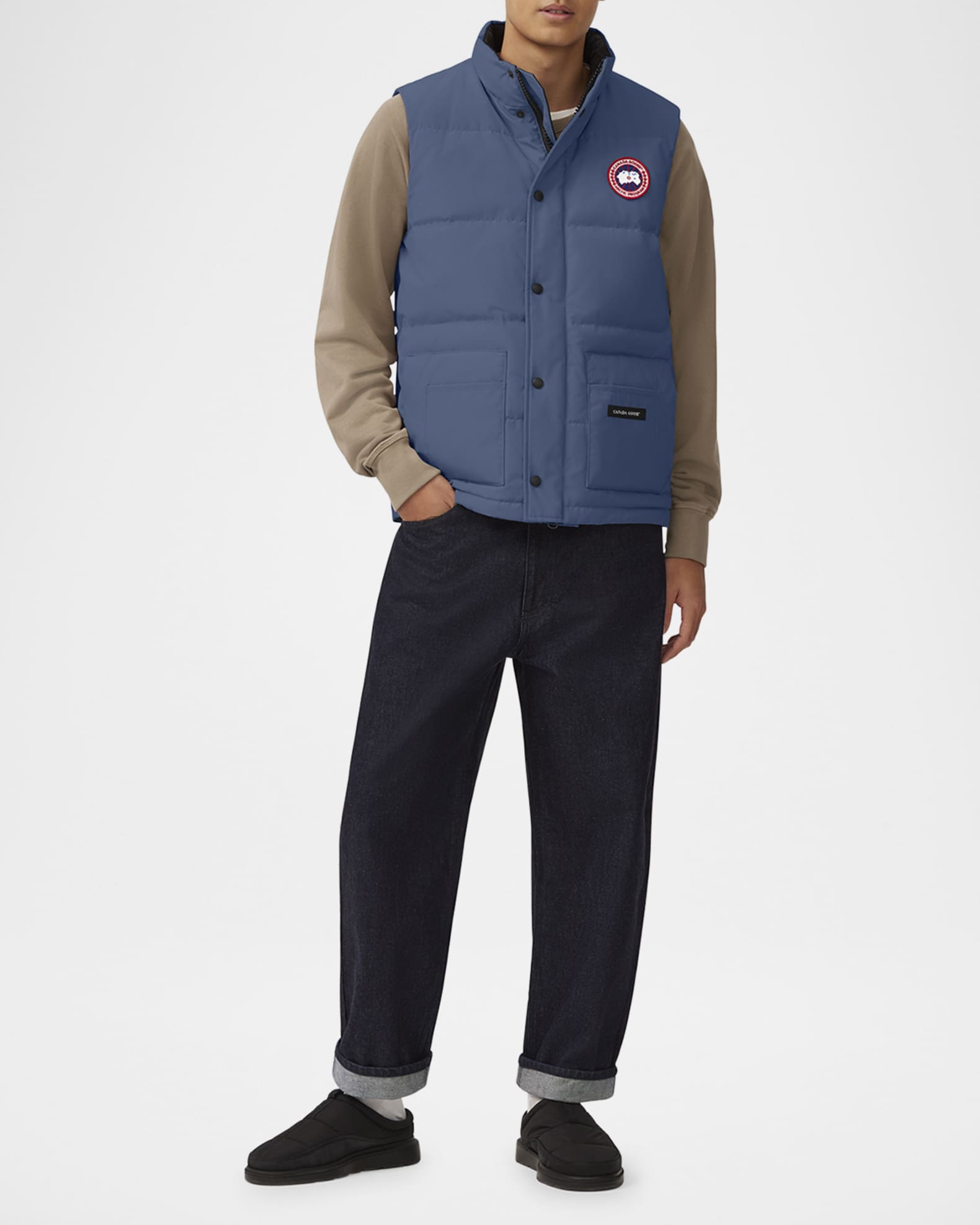 トップス   FREESTYLE CREW VEST NAVY CANADA GOOSE FREESTYLE CREW VEST MEN – TREND BOSTON