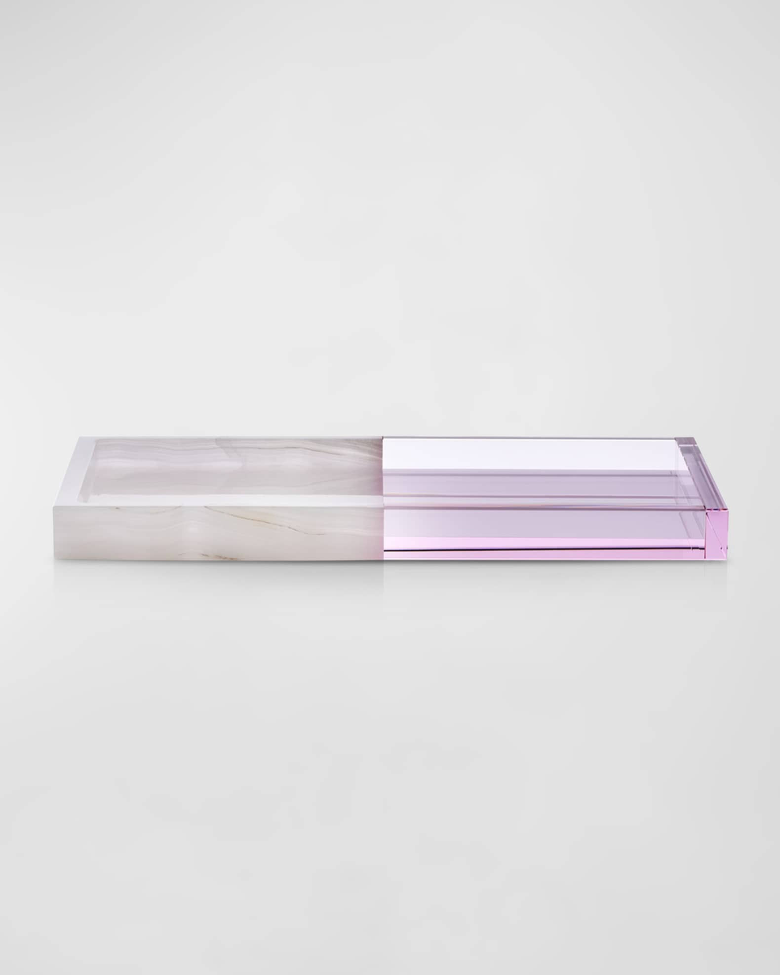 Mad Crystal and Onyx Tray, Small 0