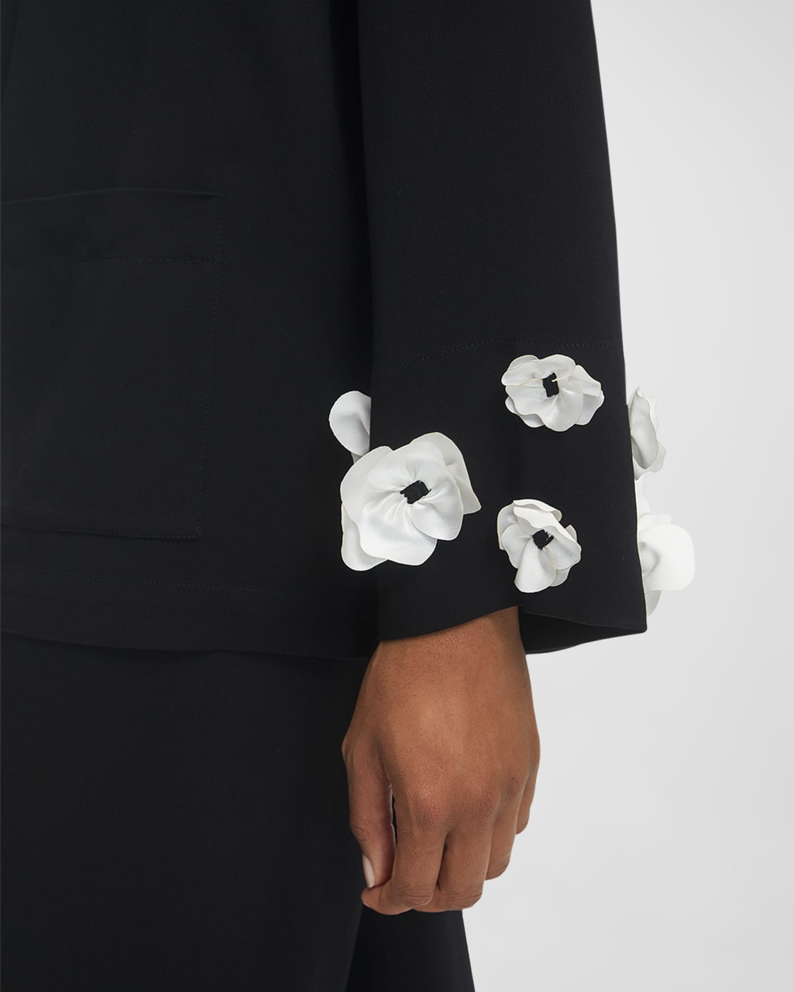 Spotted In Bloom Ruffle Pajama Set