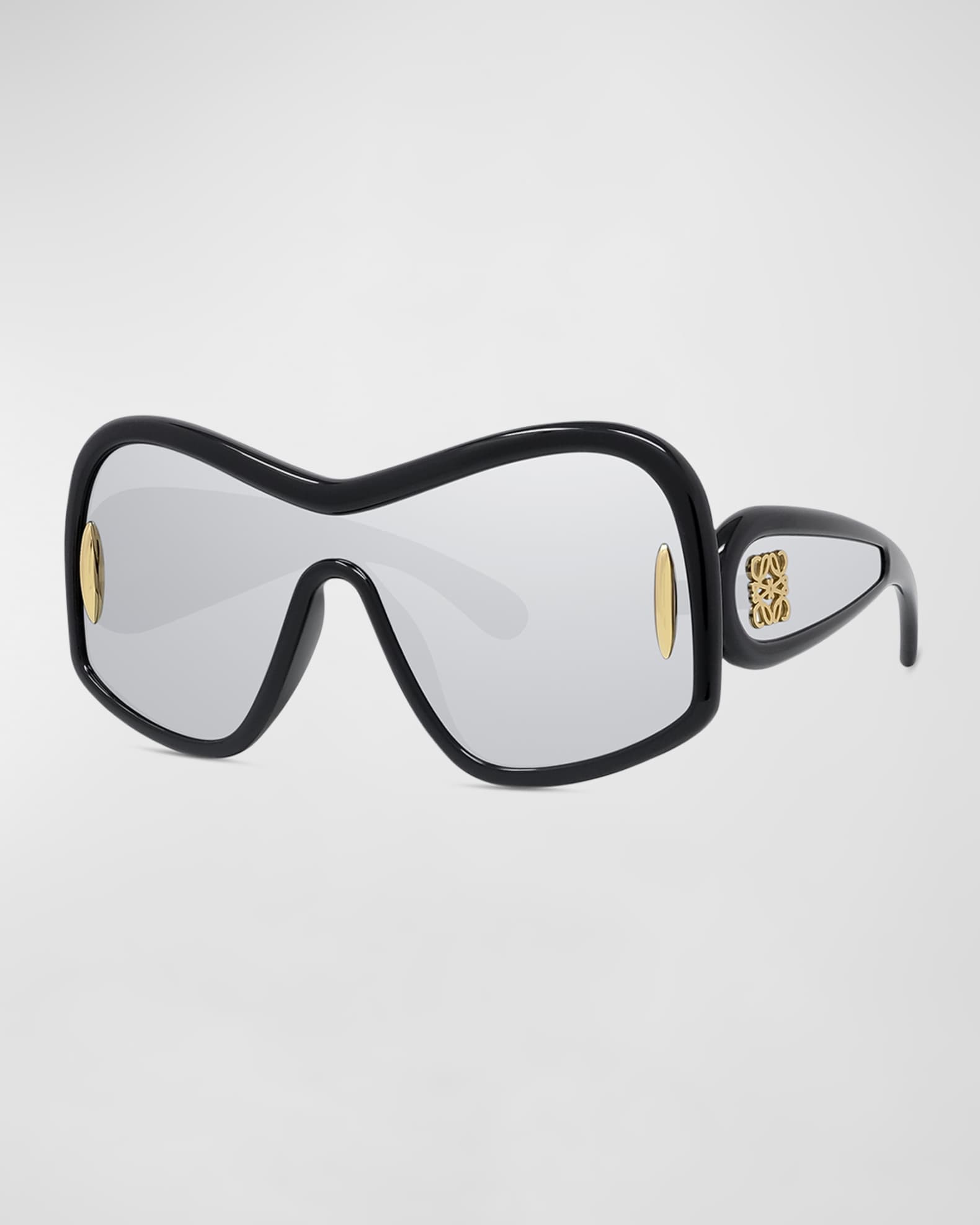 Men's Anagram Nylon Shield Sunglasses 0