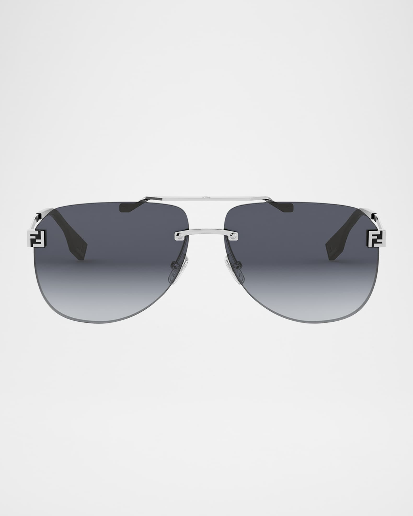 Men's Sky Monogram Metal Sunglasses 0