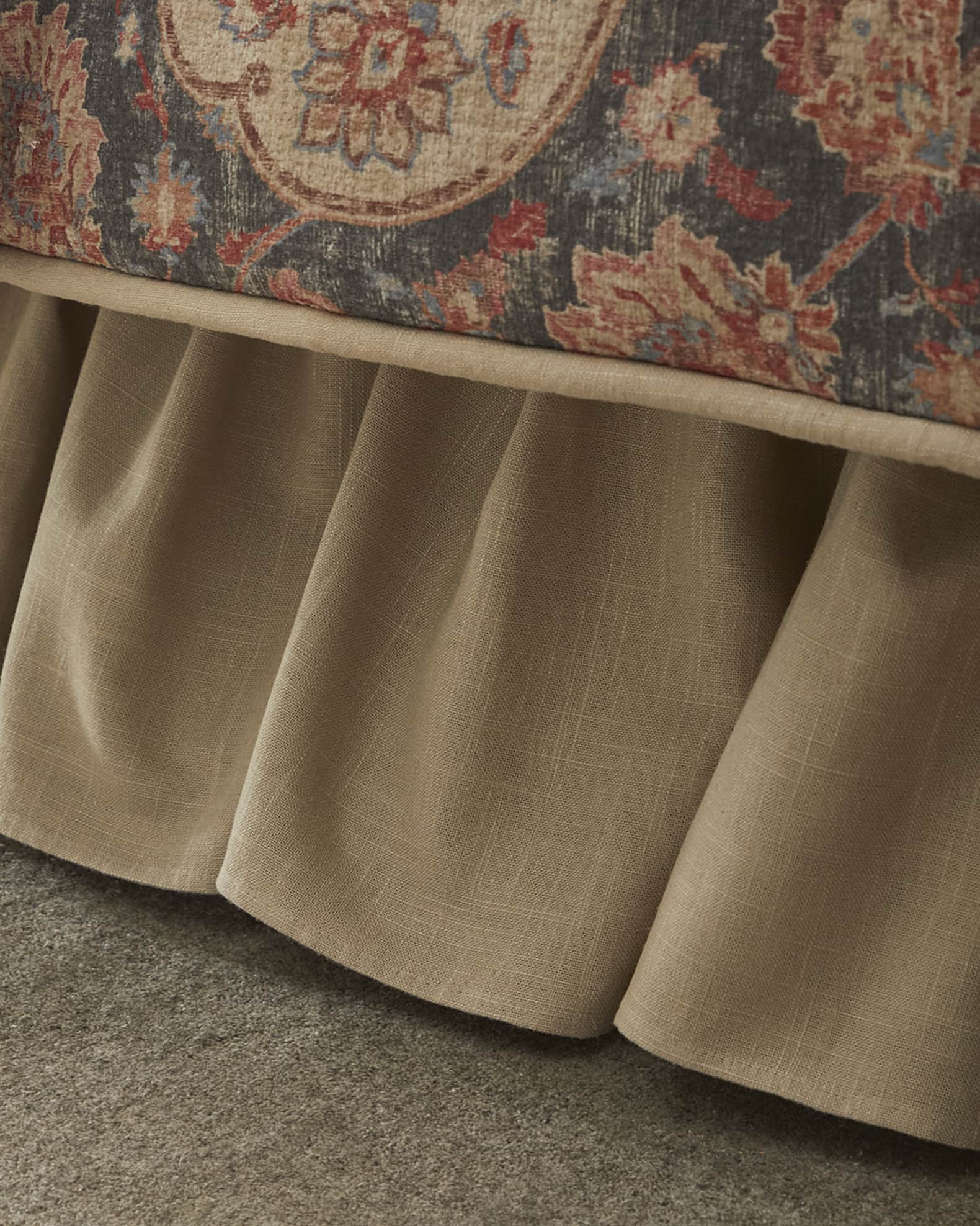Caspian Ruffled Dust Skirt 0