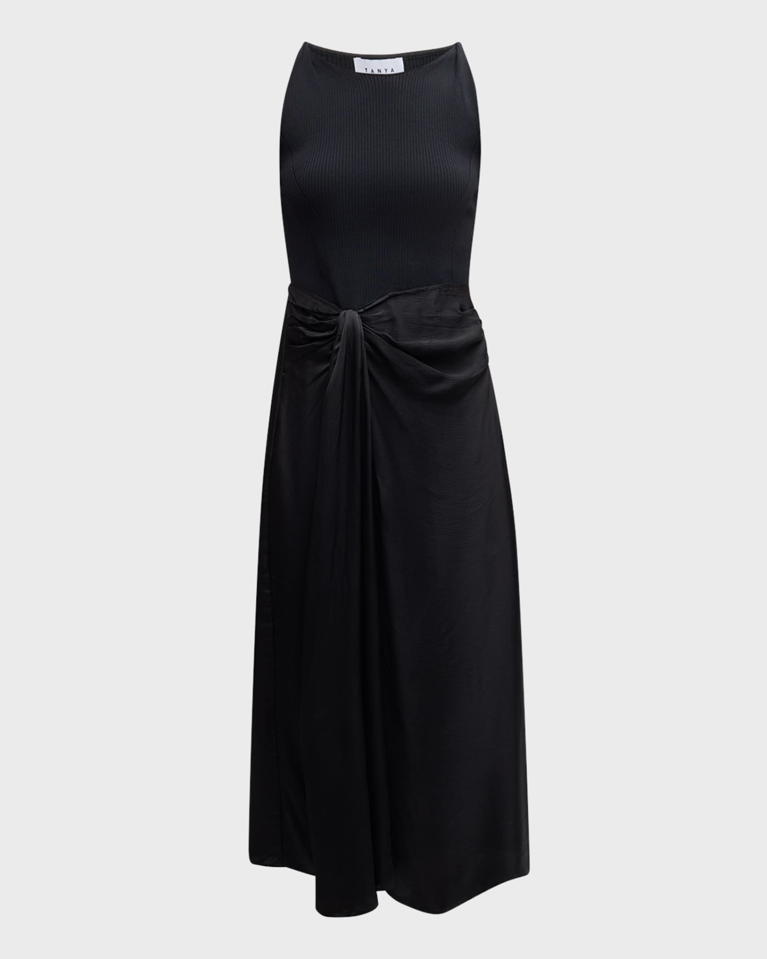 Tanya Taylor Reid Draped Midi Dress