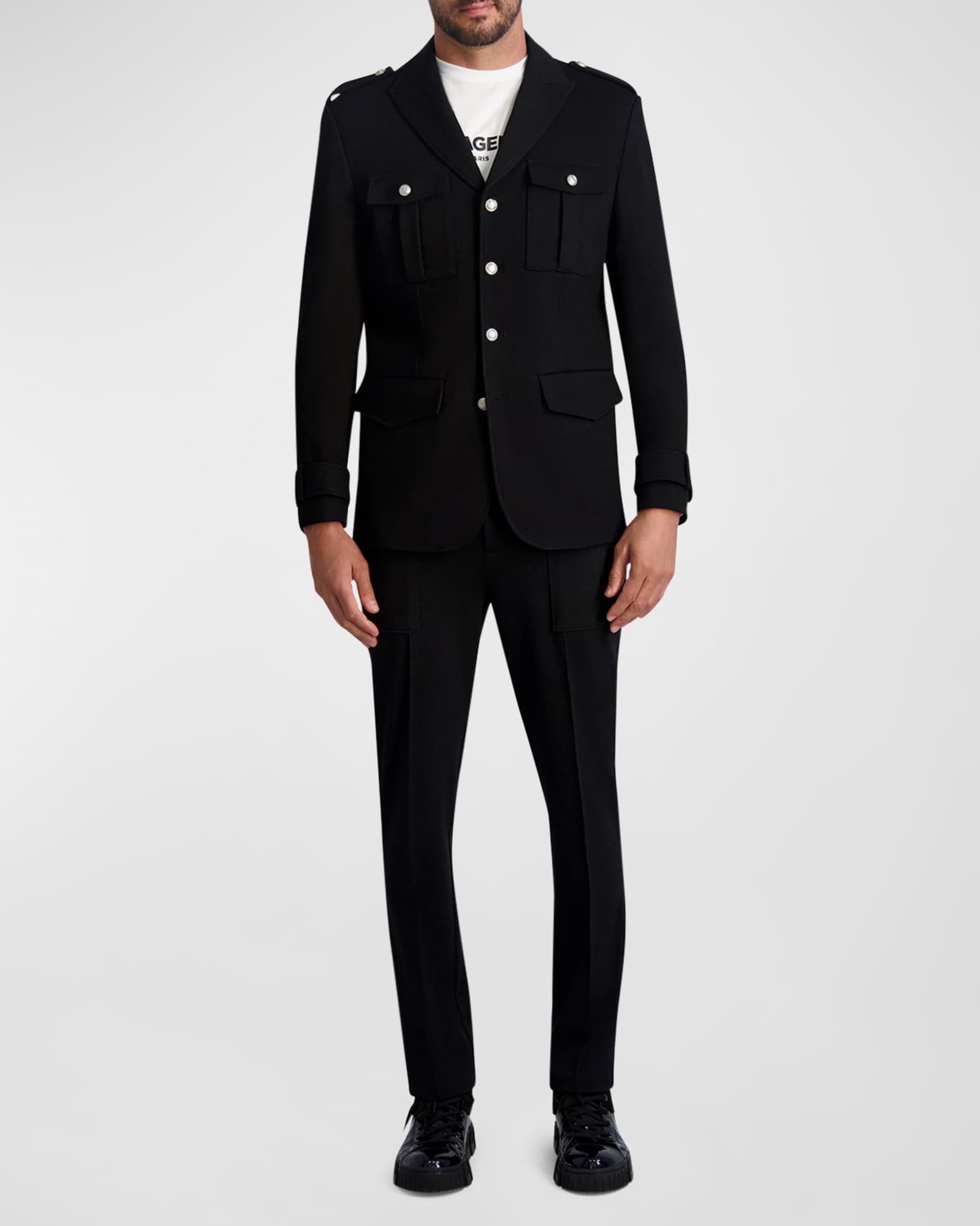 Mens military blazer best sale