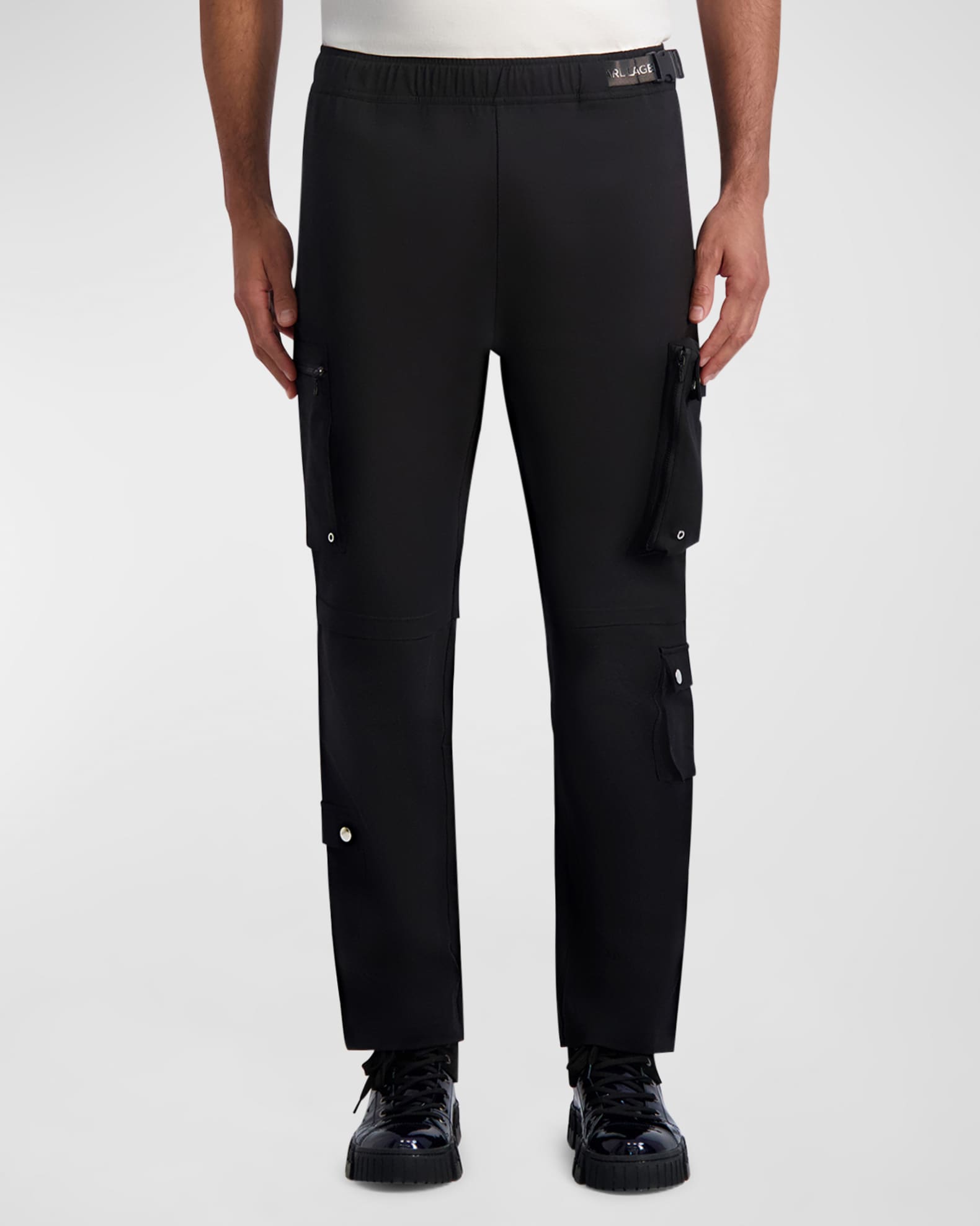 Karl Lagerfeld Paris Men s Belted Stretch Cargo Joggers Neiman Marcus