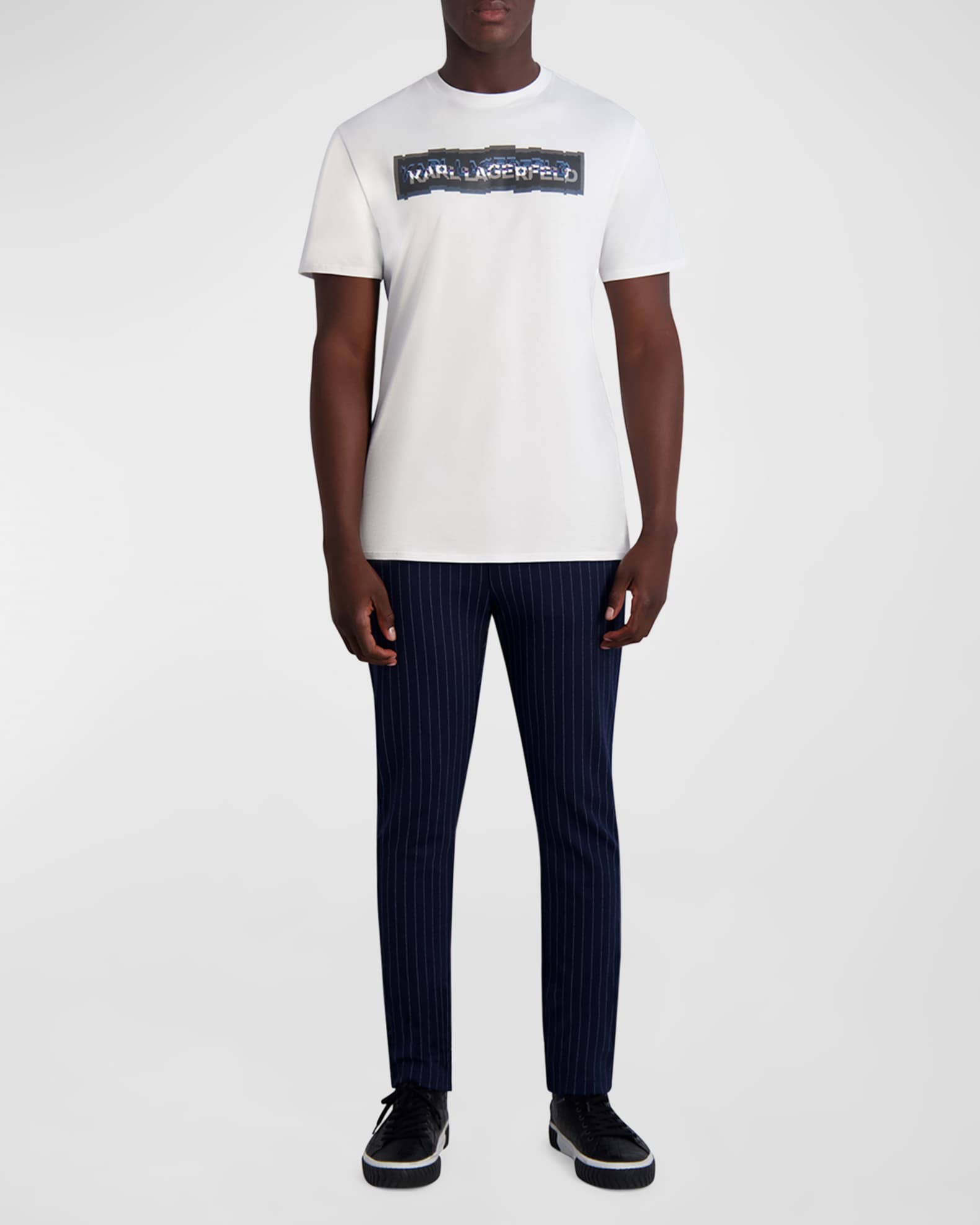 Track pinstripe joggers cheap