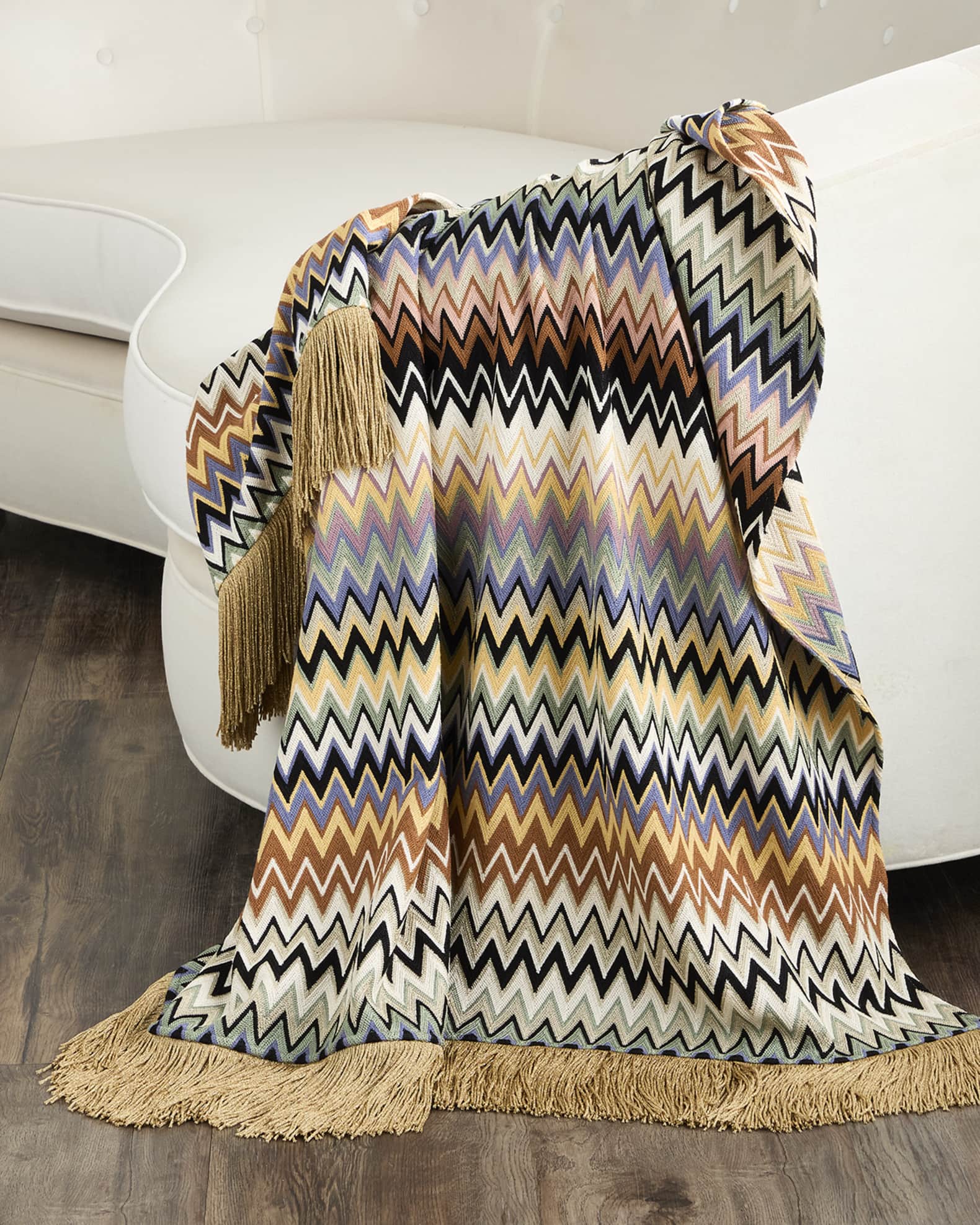 Margot Jacquard Throw, 51" x 75" 0