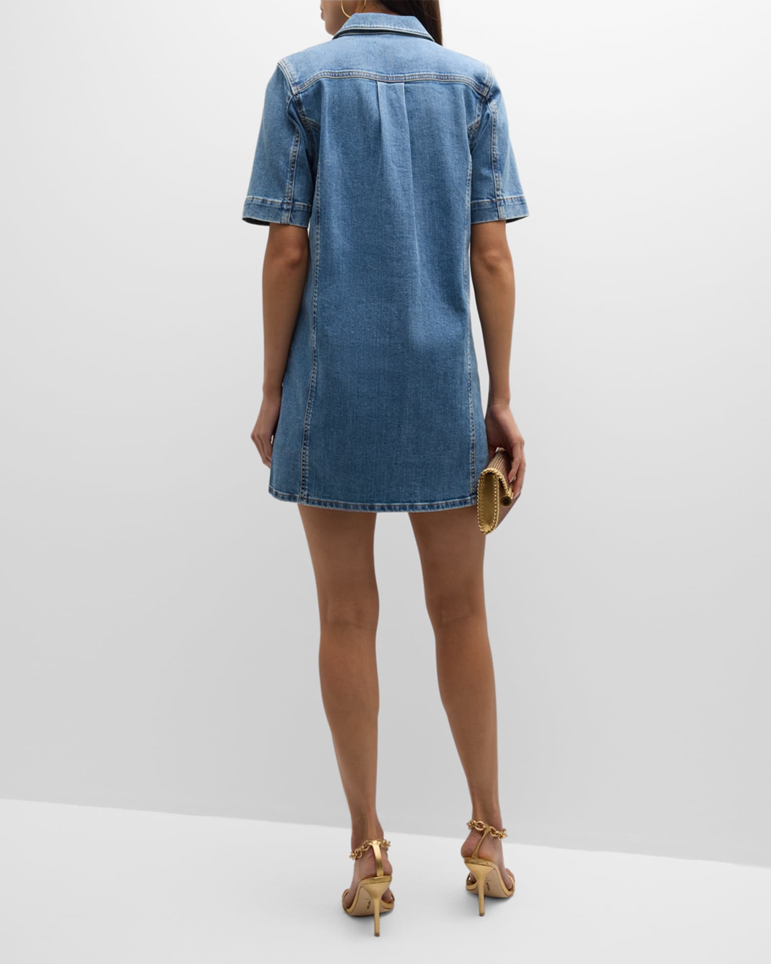 Denim Shirtdress by See by Chloé for $50