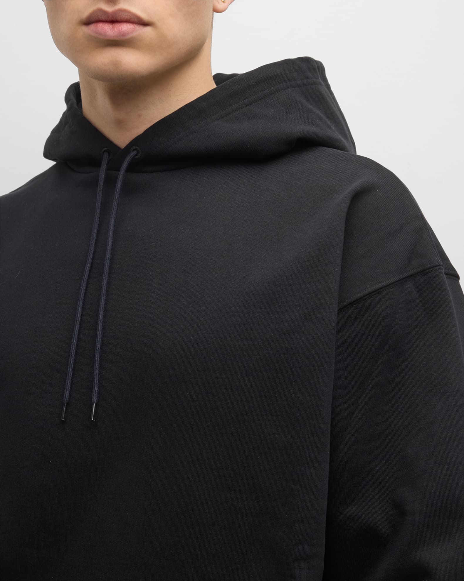 Balenciaga Men's Hoodie with Back Logo | Neiman Marcus