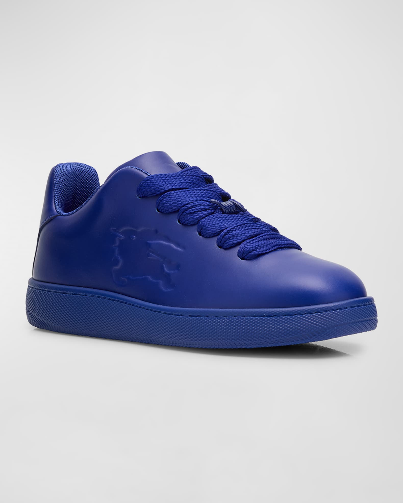 Men s Leather Box Low Top Sneakers